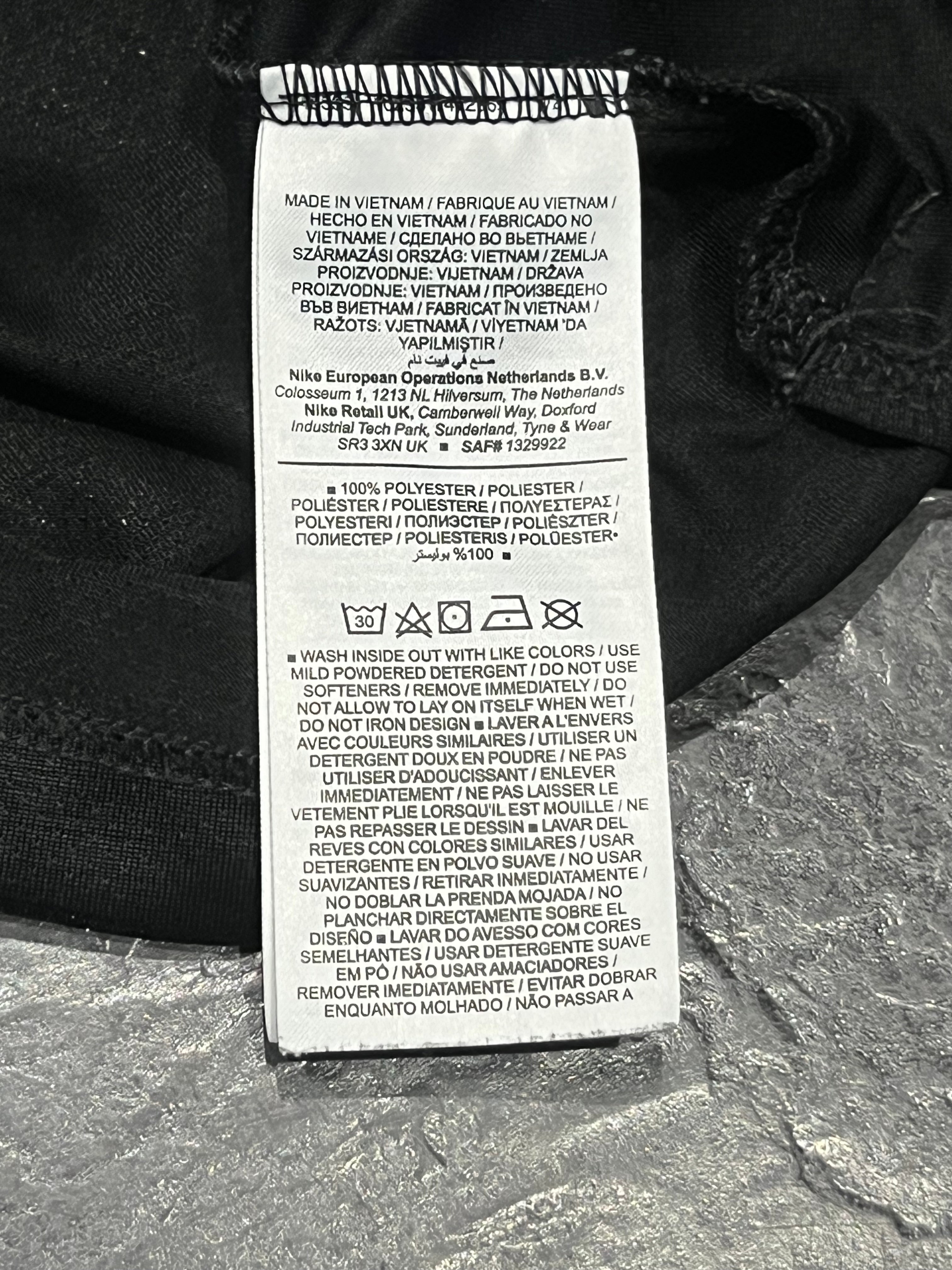 Black Nike Men’s Dri Fit Miler Running Vest