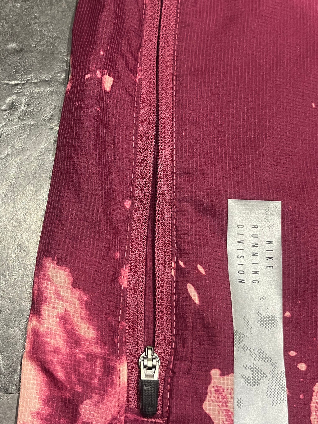 Paint Splatter Nike Men’s Dri Fit Running Division Lightweight Jacket