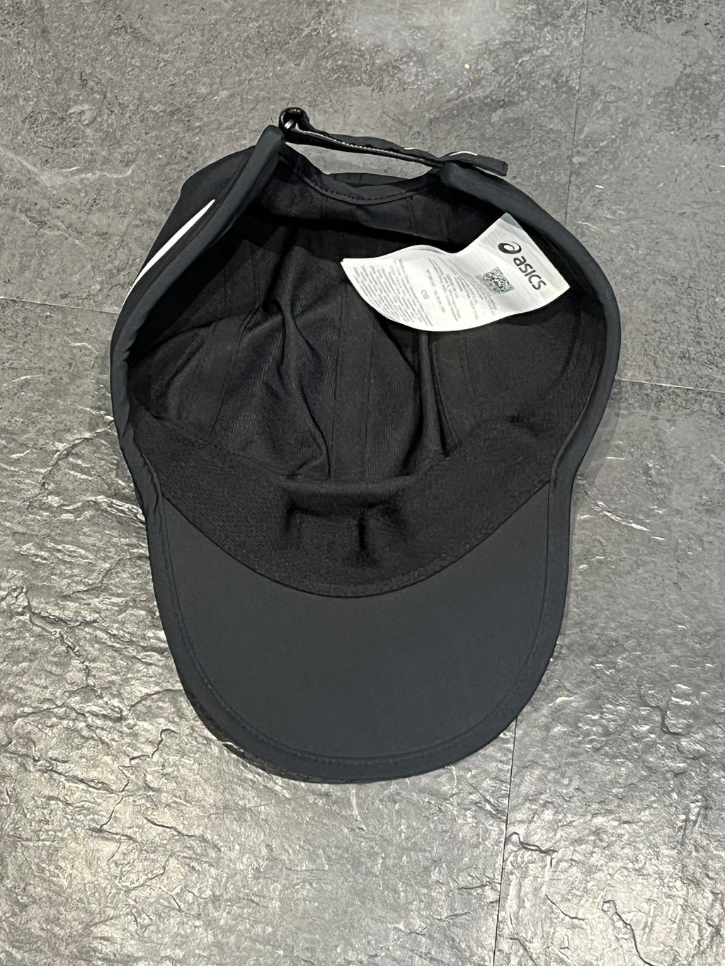 Black ASICS Lite Running Cap - Unisex