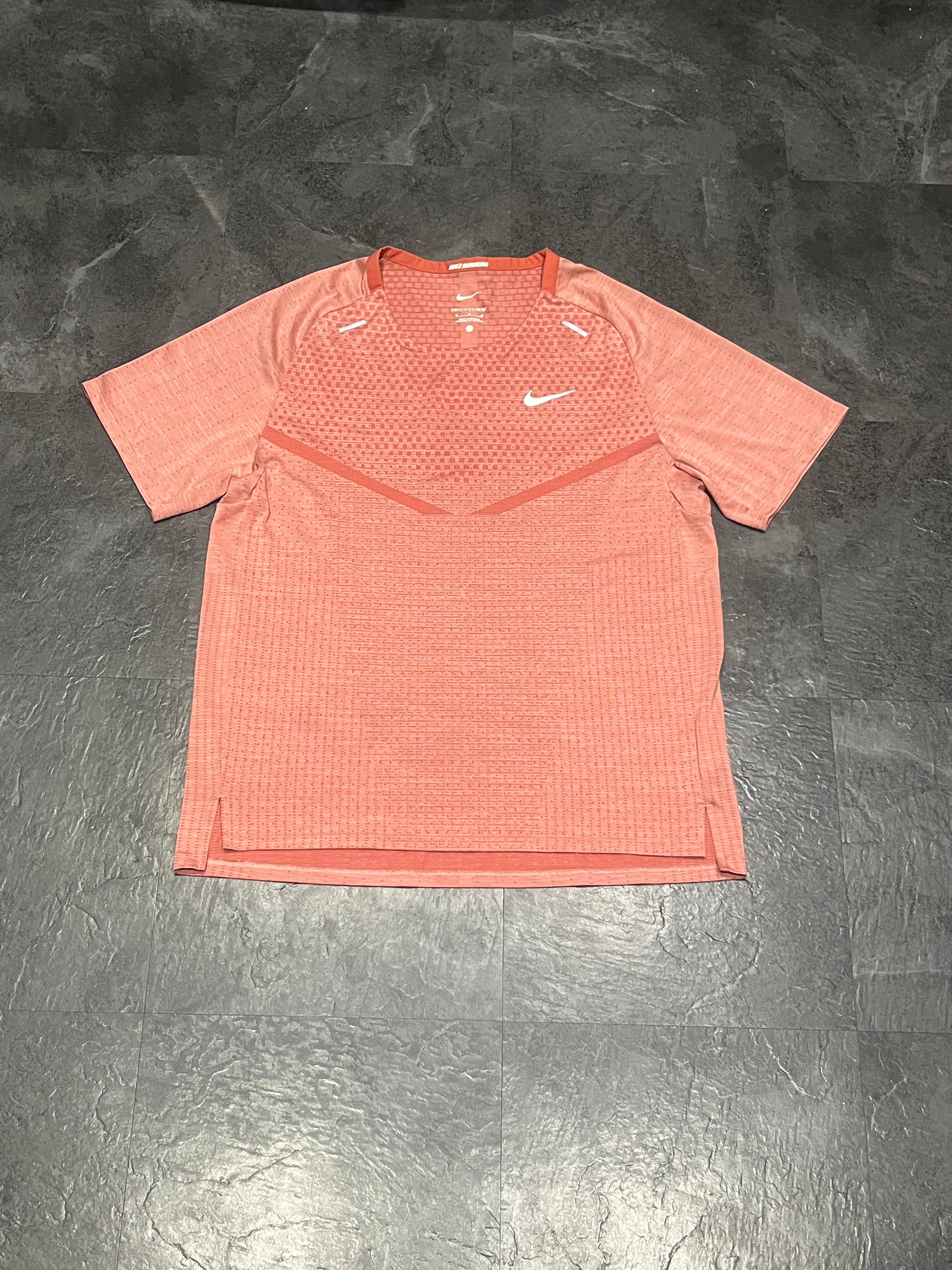 Peach Nike Dri Fit ADV Running T Shirt