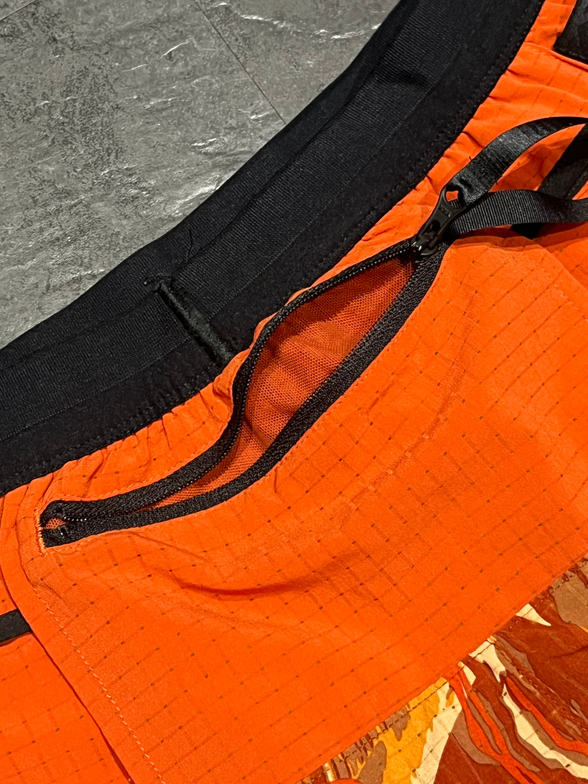 Fire Orange Nike Men’s Dri Fit Trail 7” Brief Lined Running Shorts