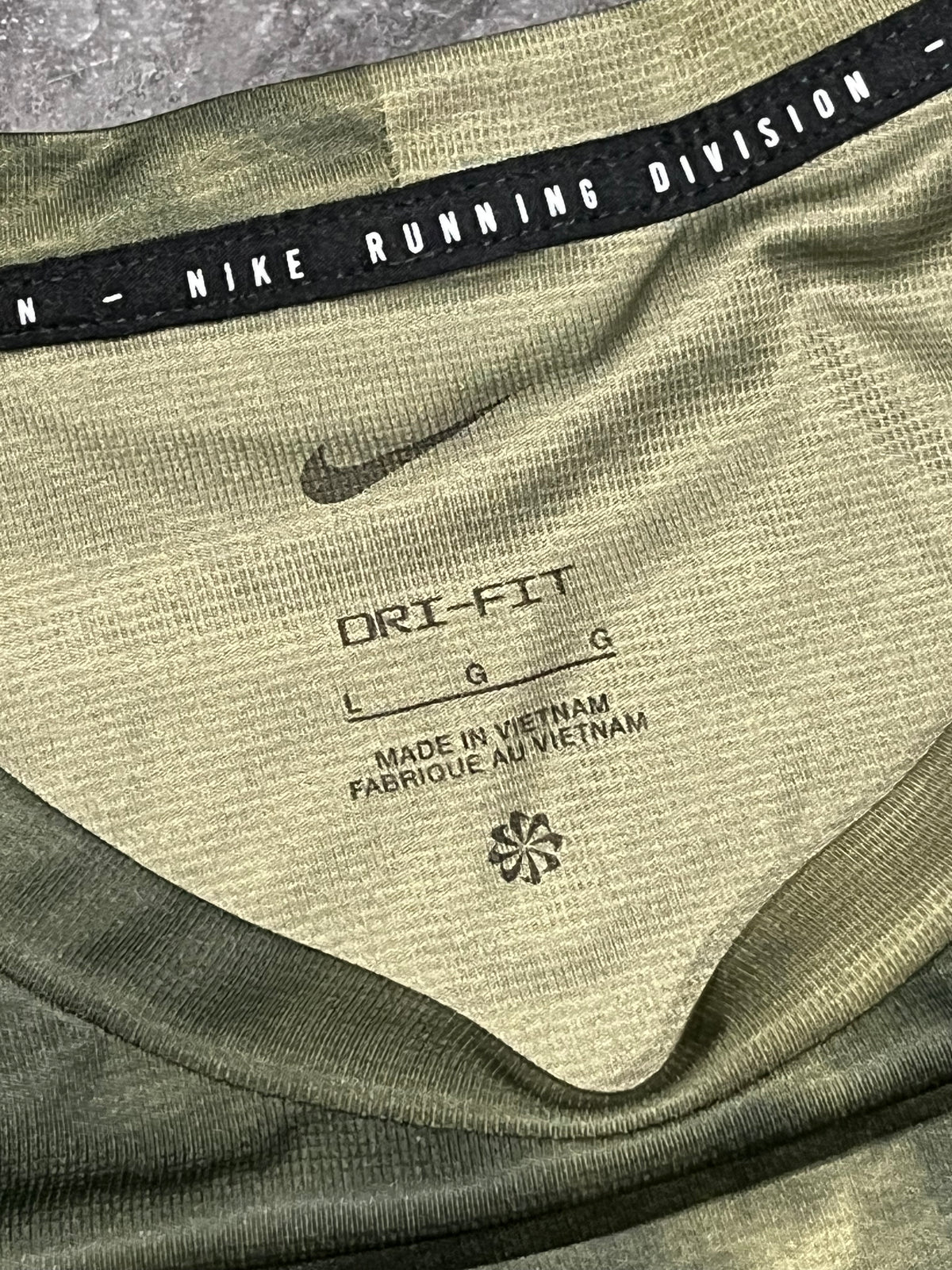 Green Nike Men’s Dri Fit Running Division T Shirt