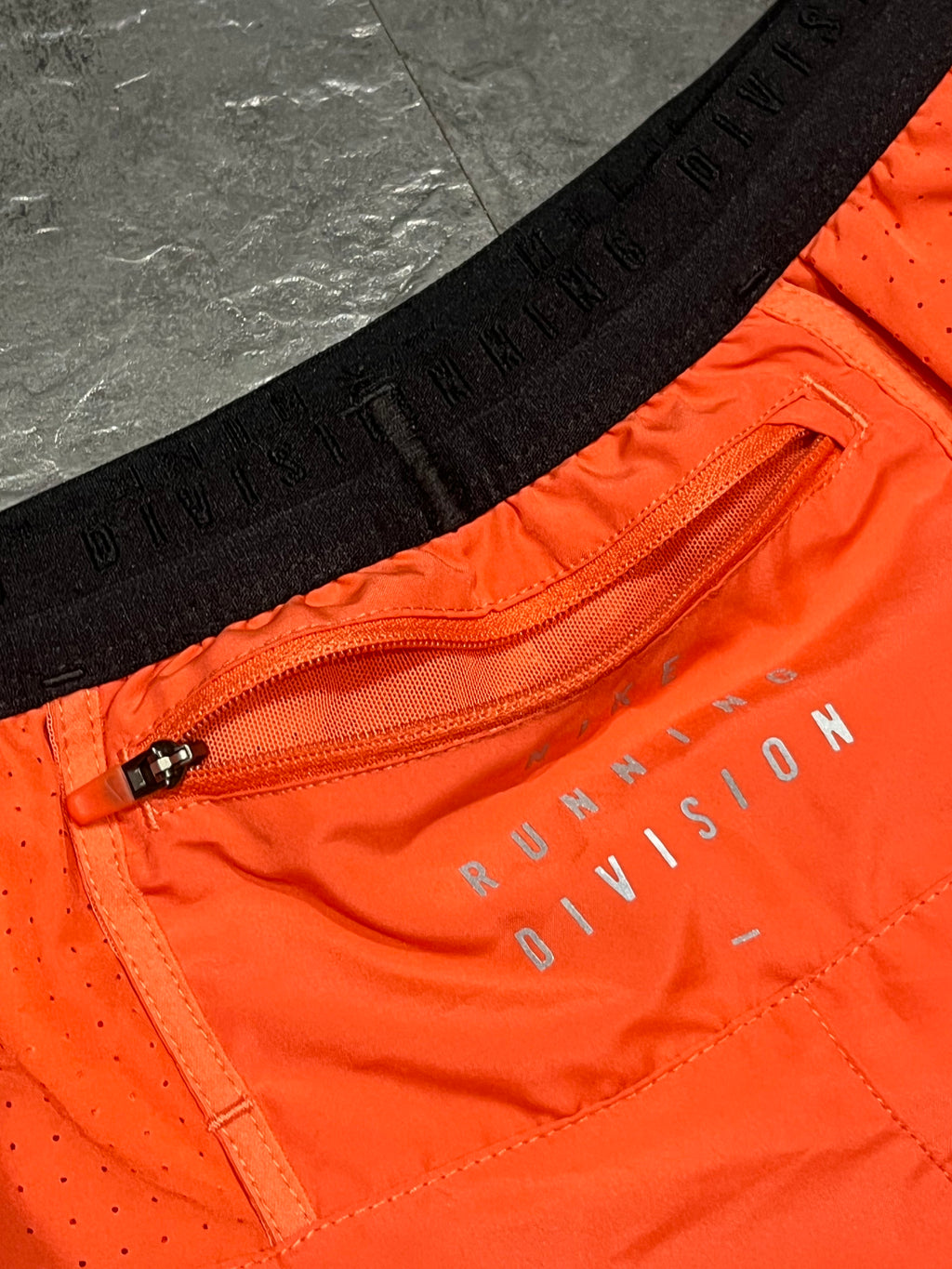 Orange Nike Men’s Dri Fit Running Division 5” Brief Lined Running Shorts