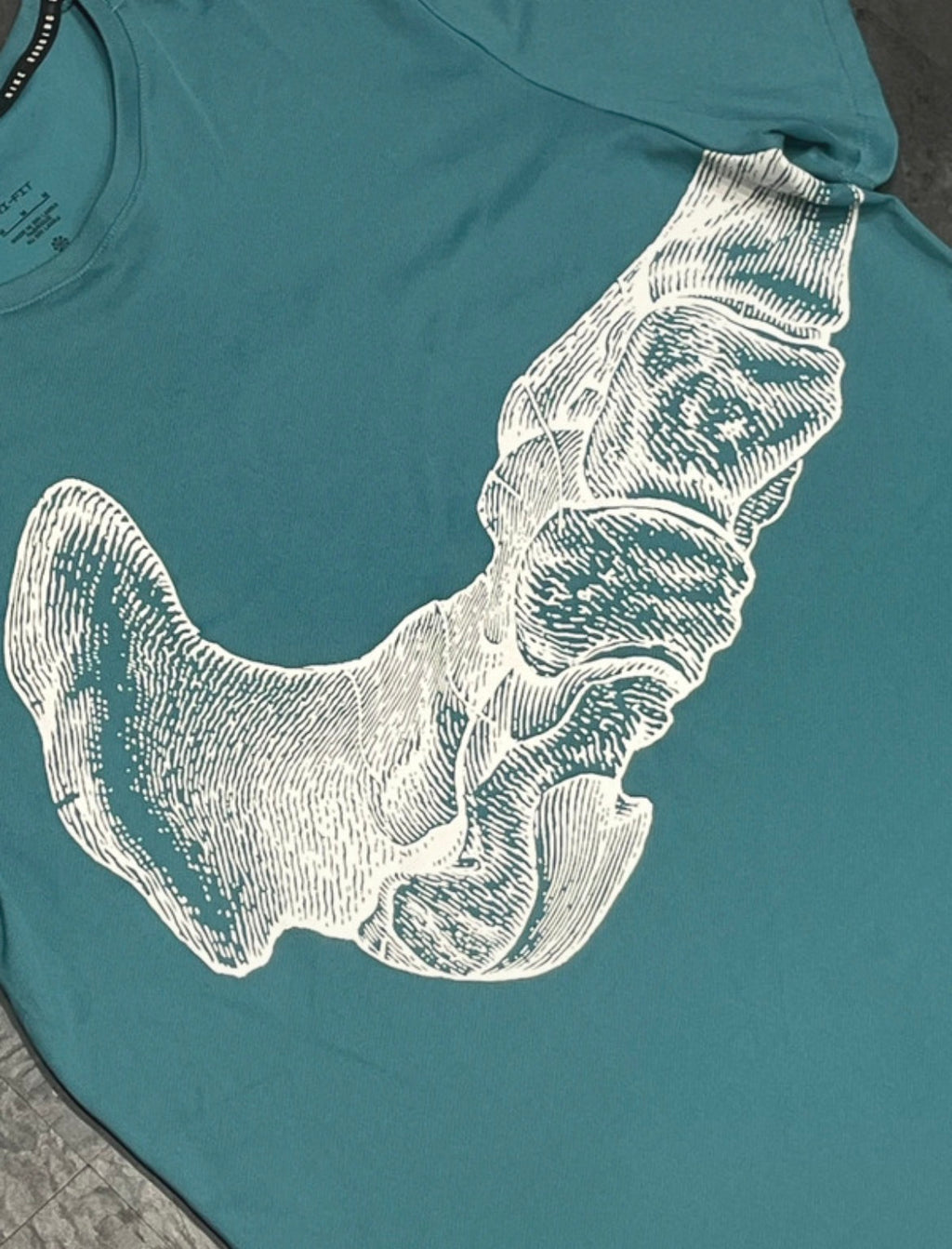 Blue Nike Men’s Dri Fit Running Division Miler “Bone” T Shirt