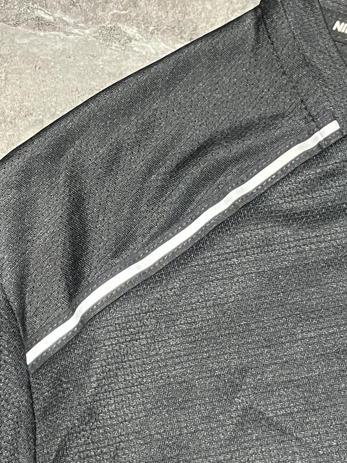 Black Nike Men’s Dri Fit Miler Long Sleeve Running Top