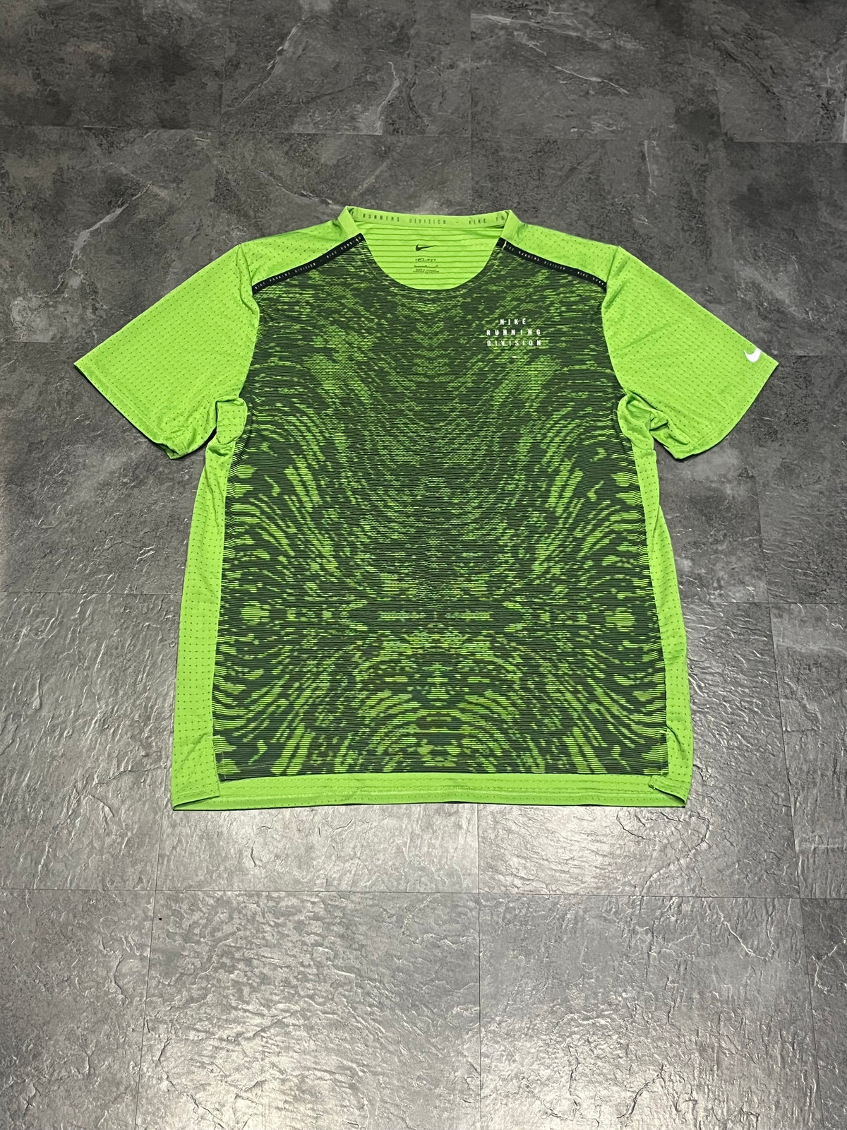 Green Nike Men’s Dri Fit Rise 365 Running Division T Shirt