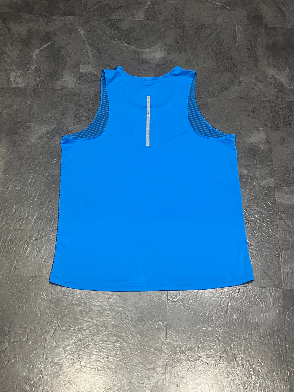 Blue Nike Me’s Dri Fit Pro Elite Singlet