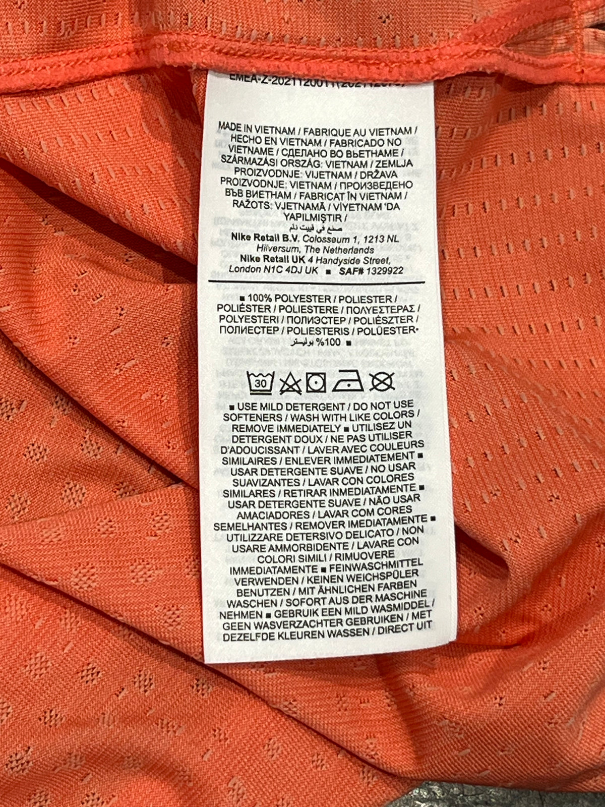 Apricot Nike Men’s Dri Fit ADV Running T Shirt