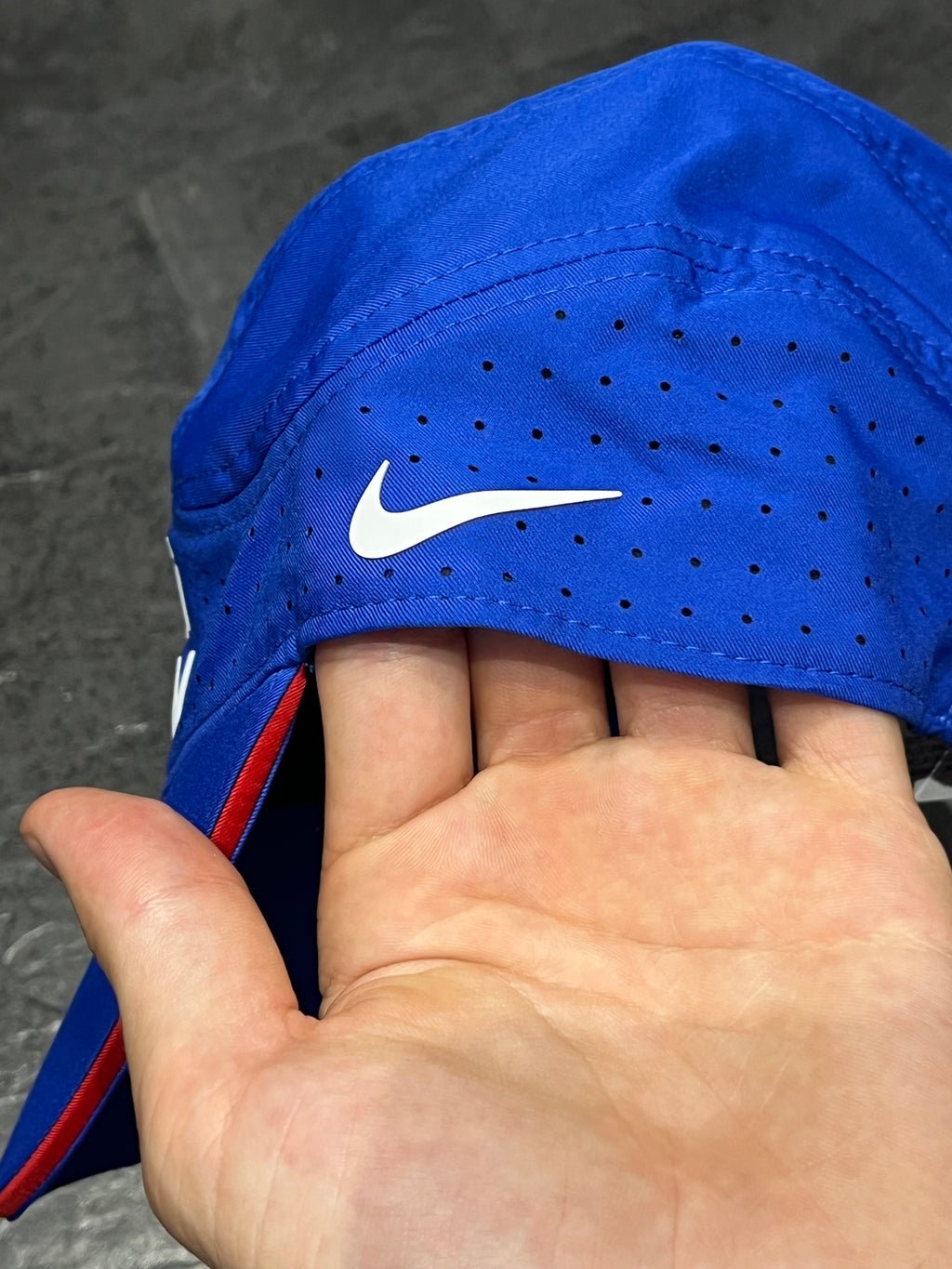 Blue Nike “Great Britain” Dri Fit Tailwind Running Cap - Unisex