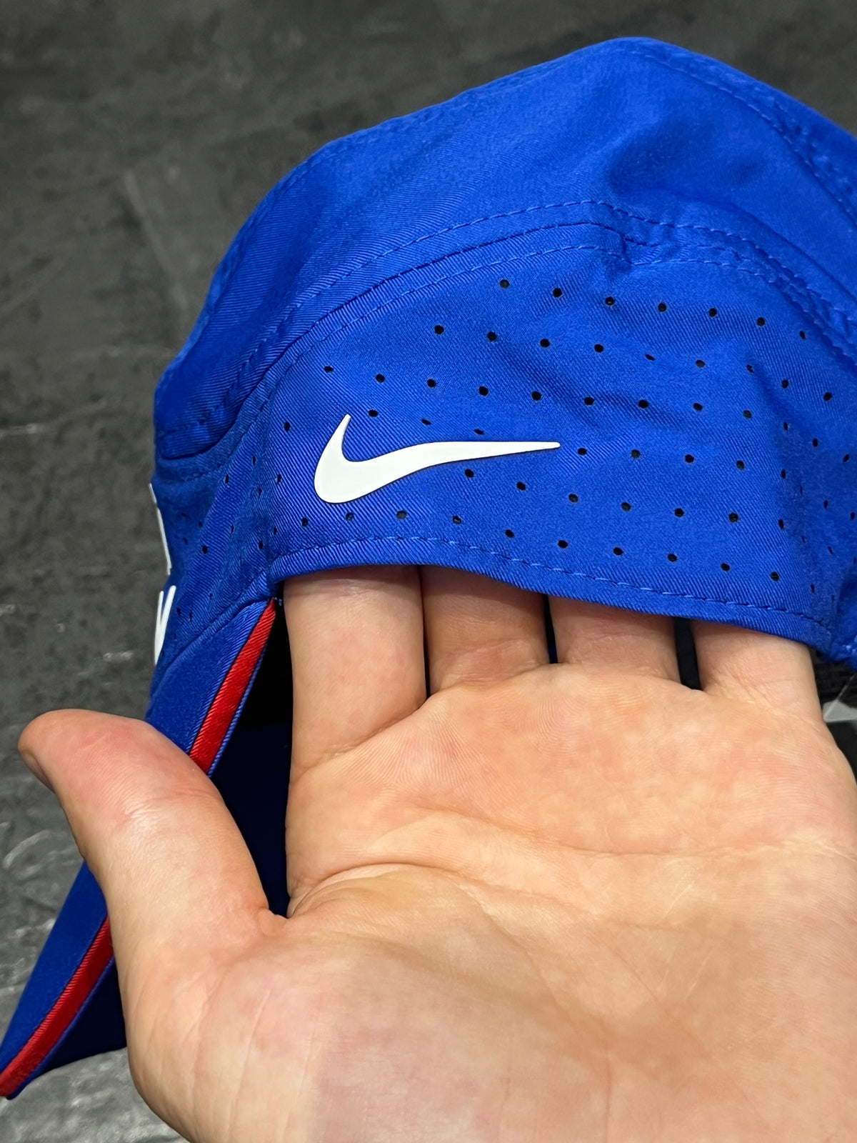 Blue Nike “Great Britain” Dri Fit Tailwind Running Cap - Unisex