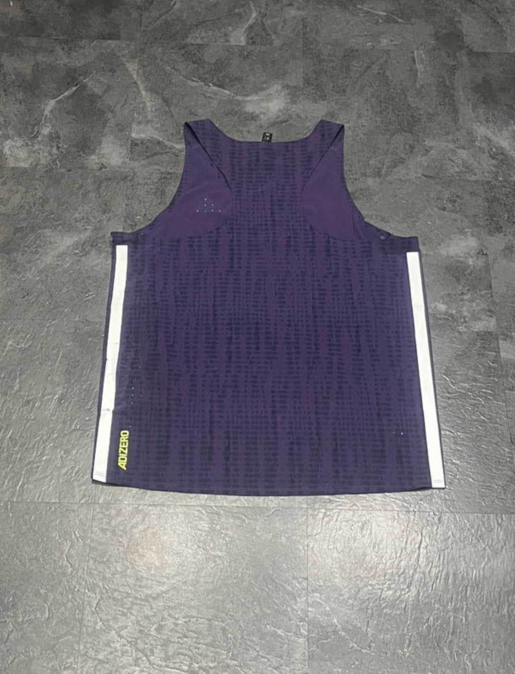 Plum Adidas Adizero Men’s Promo Racing Singlet