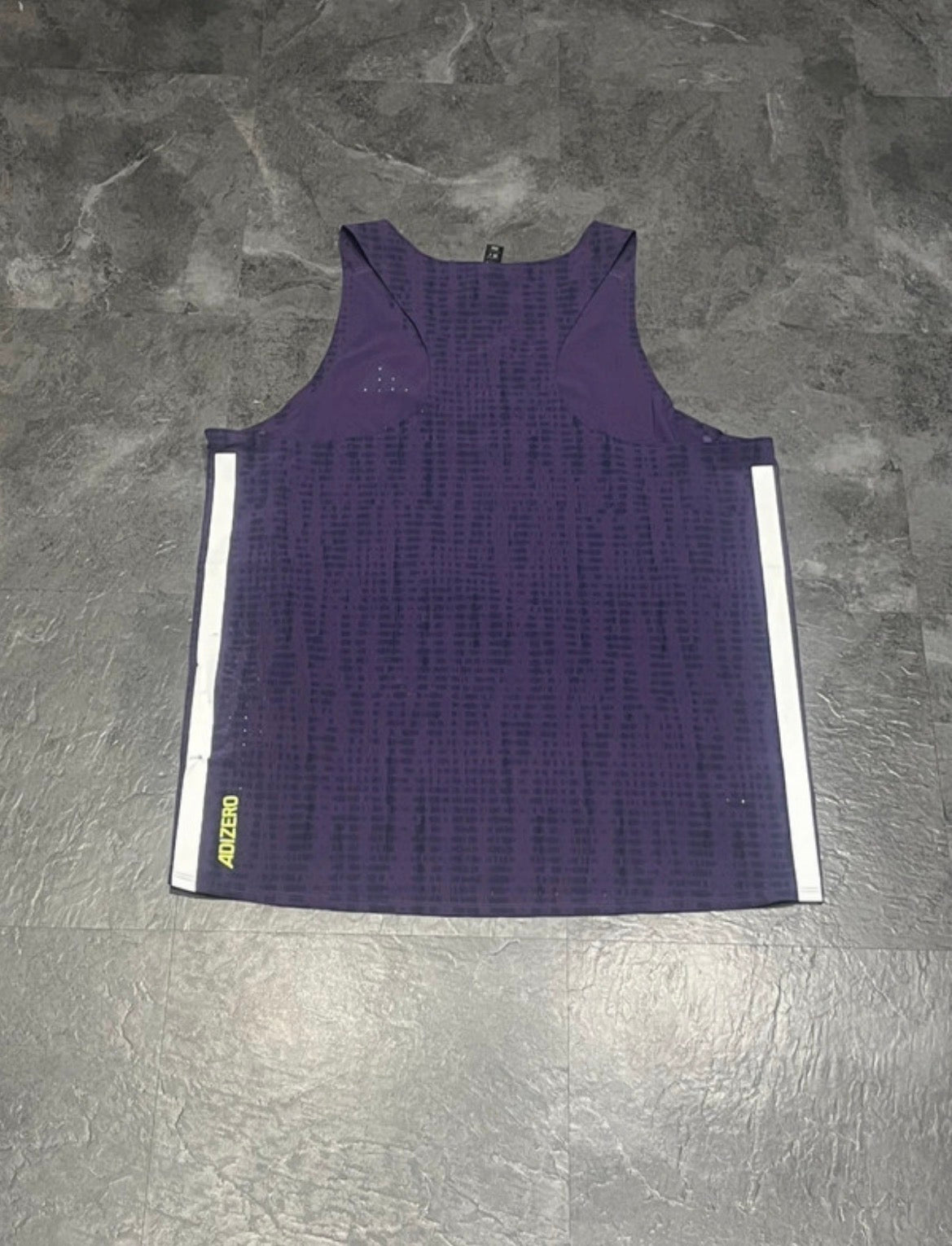 Plum Adidas Adizero Men’s Promo Racing Singlet