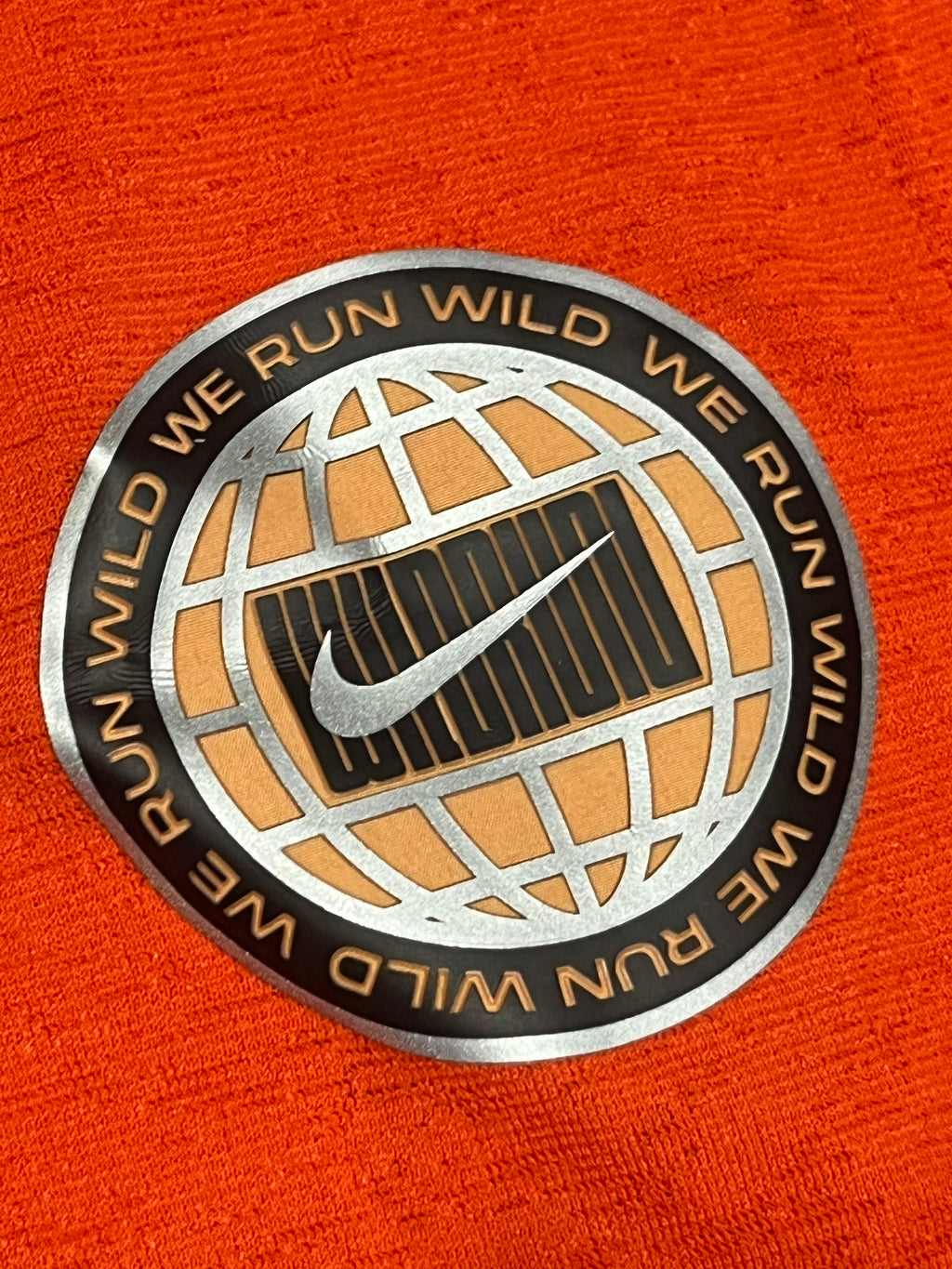 Bright Orange Nike Men’s Dri Fit Miler “Wild Run” Singlet