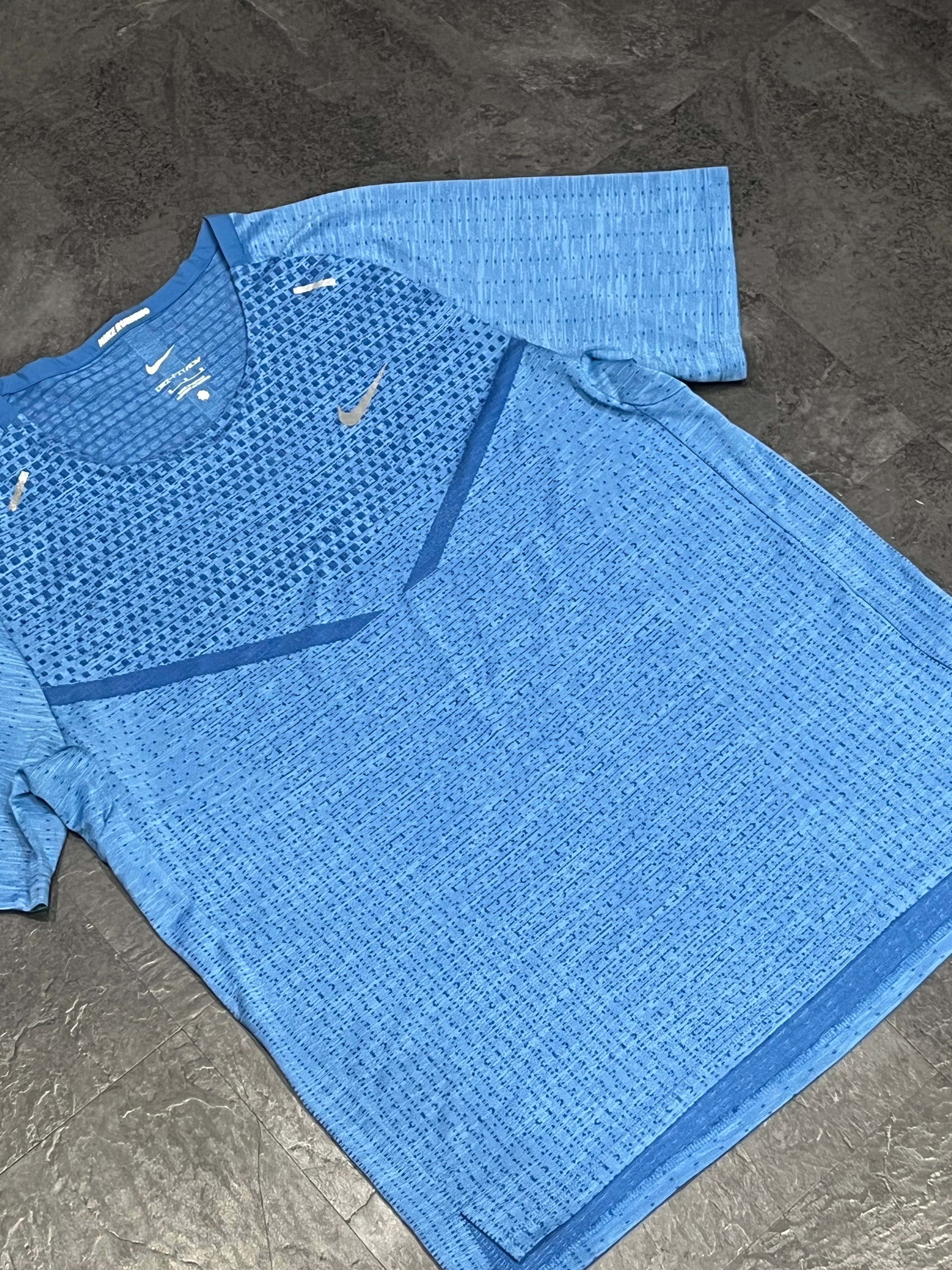 Blue Nike Dri Fit ADV Running T Shirt ￼