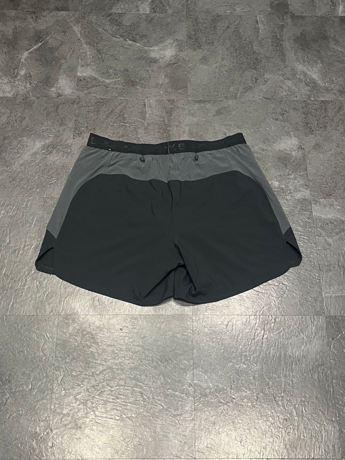 Black Nike Men’s Dri Fit Trail 6” Brief Lined Running Shorts