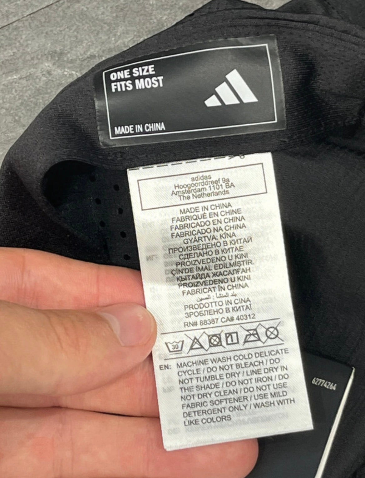 Black Adidas Men’s Adizero Climacool Running Cap