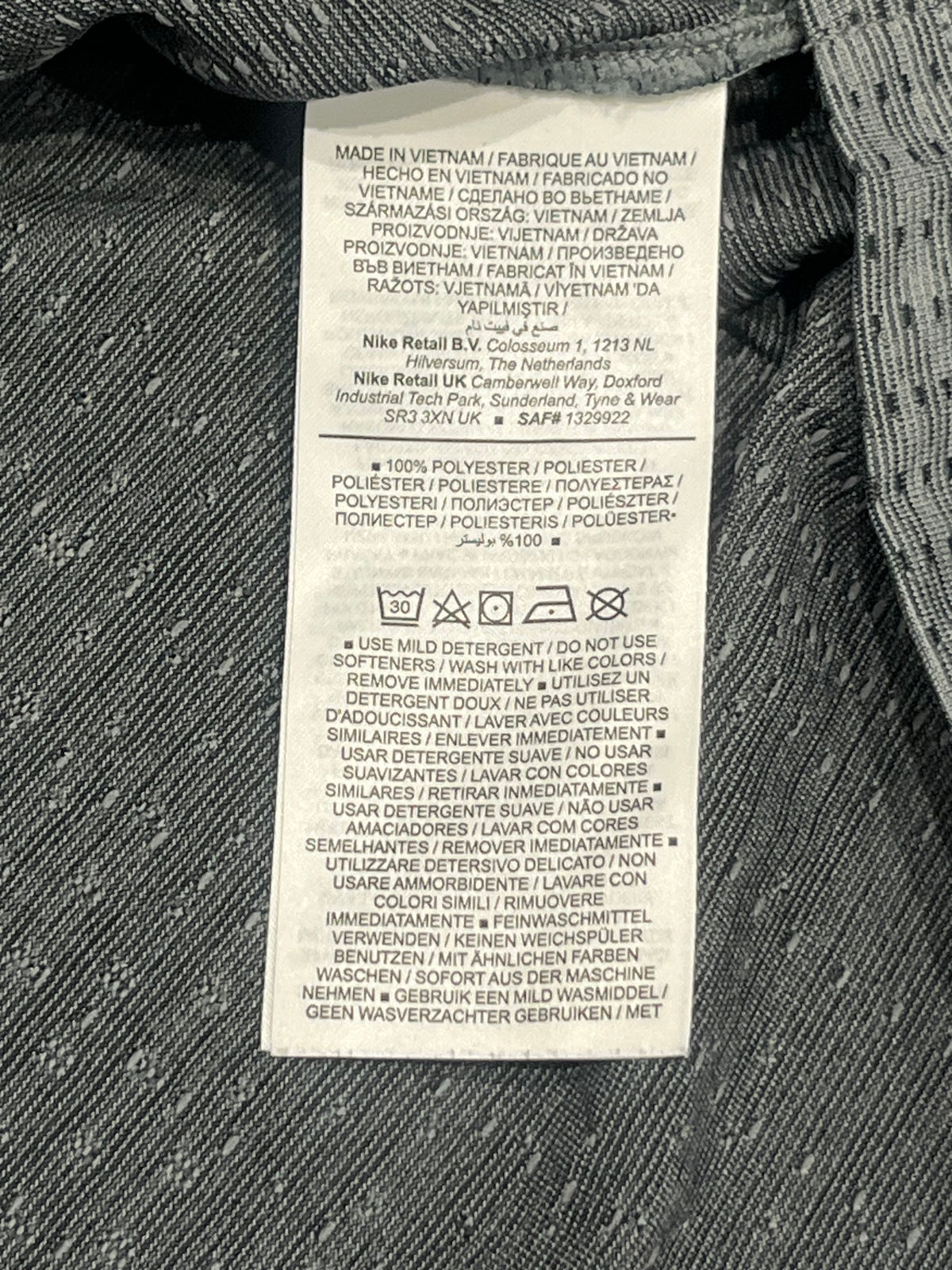 Grey Nike Men’s Dri Fit ADV Running T Shirt