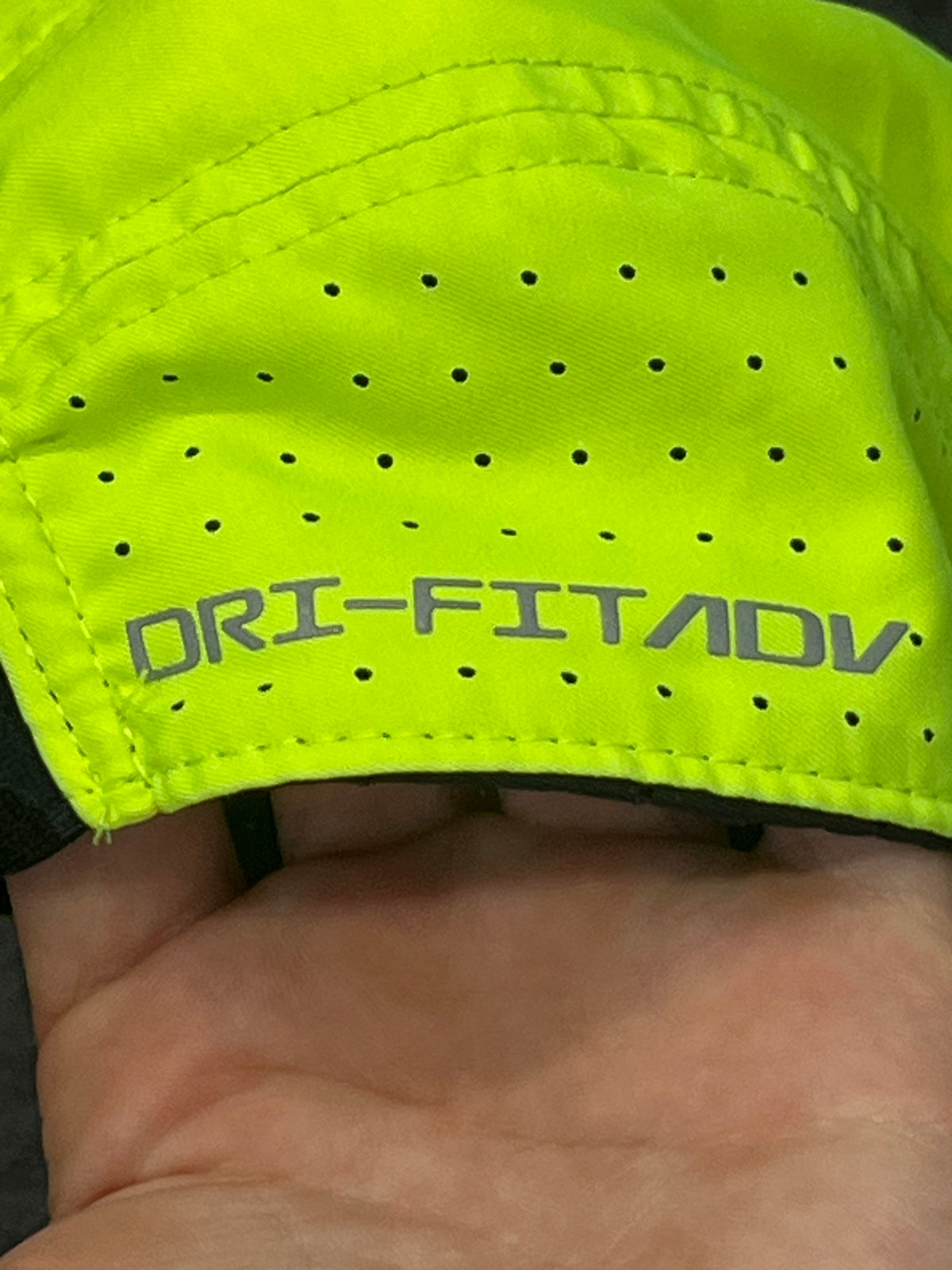 Neon Nike Men’s Dri Fit ADV Fly Tailwind Running Cap