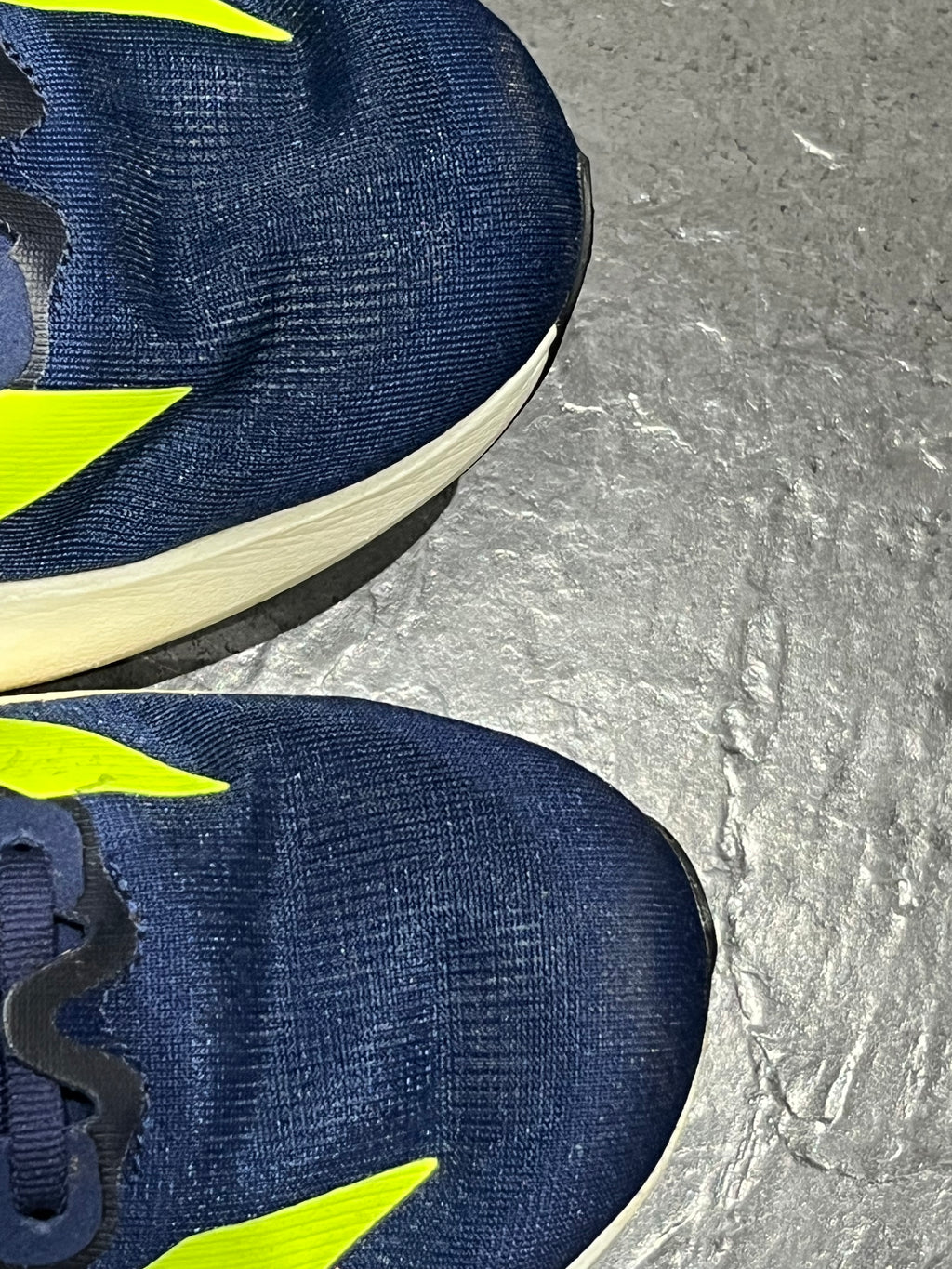 Dark Blue /Solar Lime Adidas Adizero Men’s EVO SL Running Shoes
