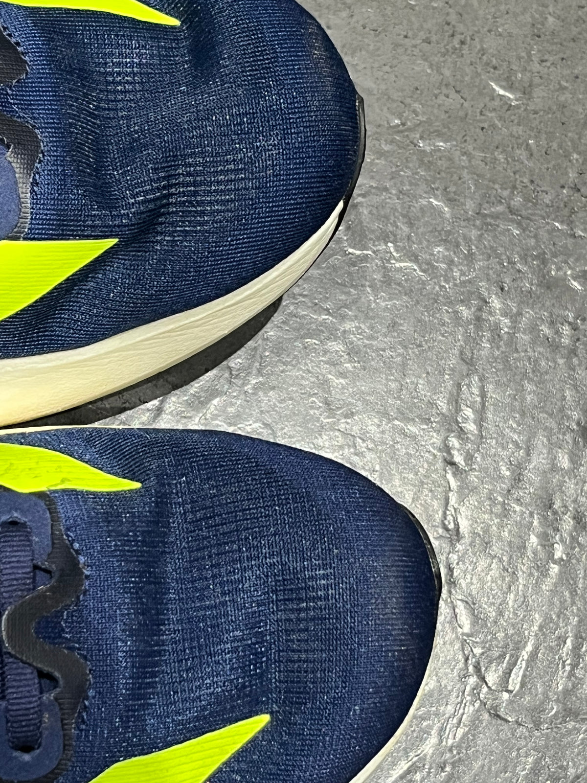 Dark Blue /Solar Lime Adidas Adizero Men’s EVO SL Running Shoes