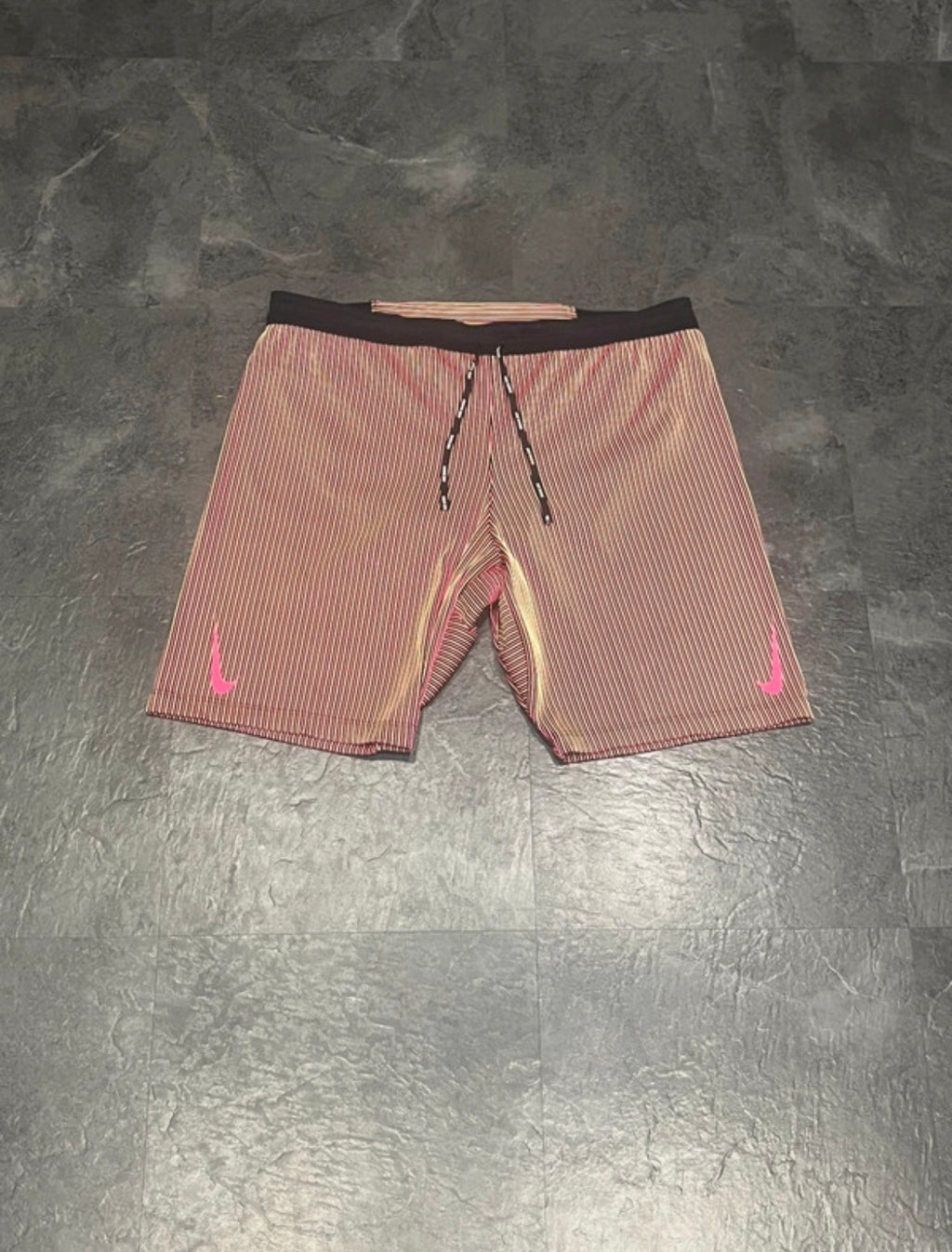 Black/Hyper Pink Nike Dri Fit ADV Aeroswift Men’s Racing 1/2 Tights