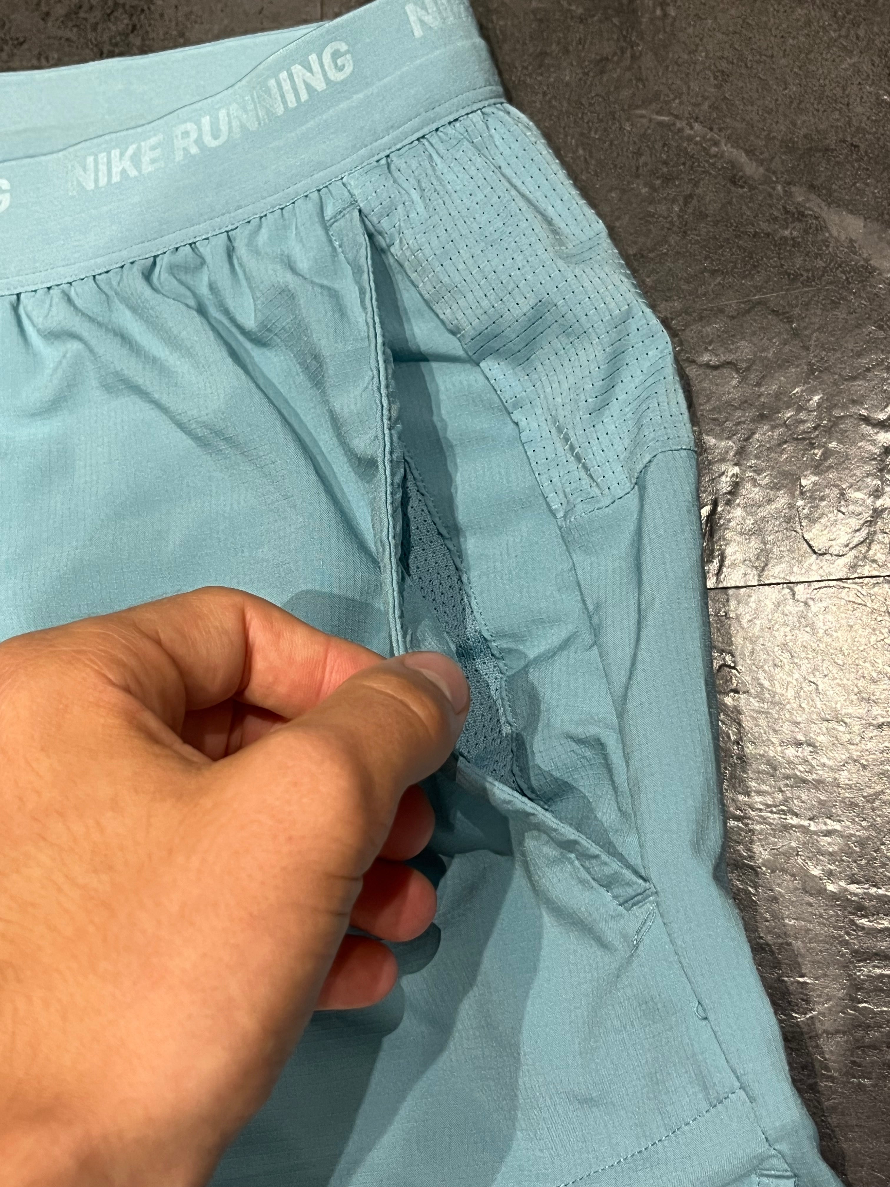 Light Blue Nike Men’s Dri Fit Flex Stride Brief Lined 5” Running Shorts