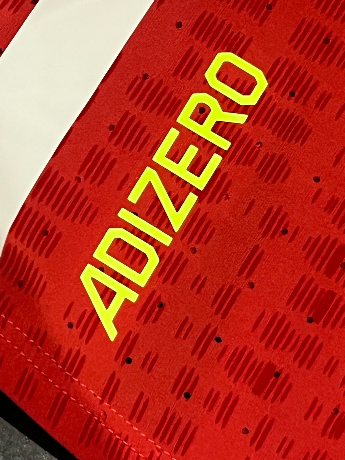 Red Adidas Adizero Men’s Promo Racing Singlet