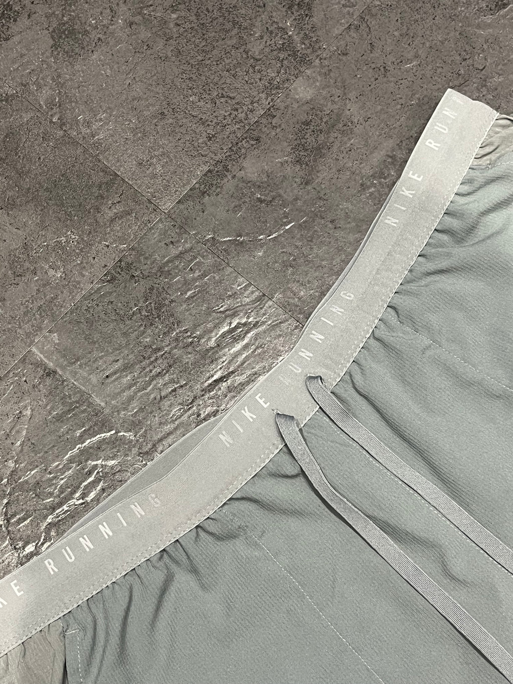 Grey Nike Men’s Dri Fit Stride 5” Brief Lined Running Shorts