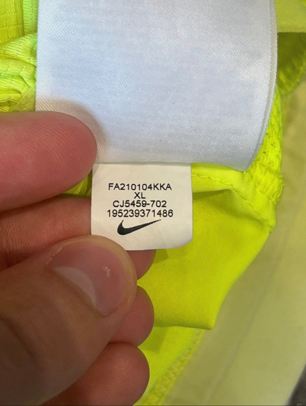 Neon Yellow Nike Men’s Dri Fit Flex Stride Running Shorts