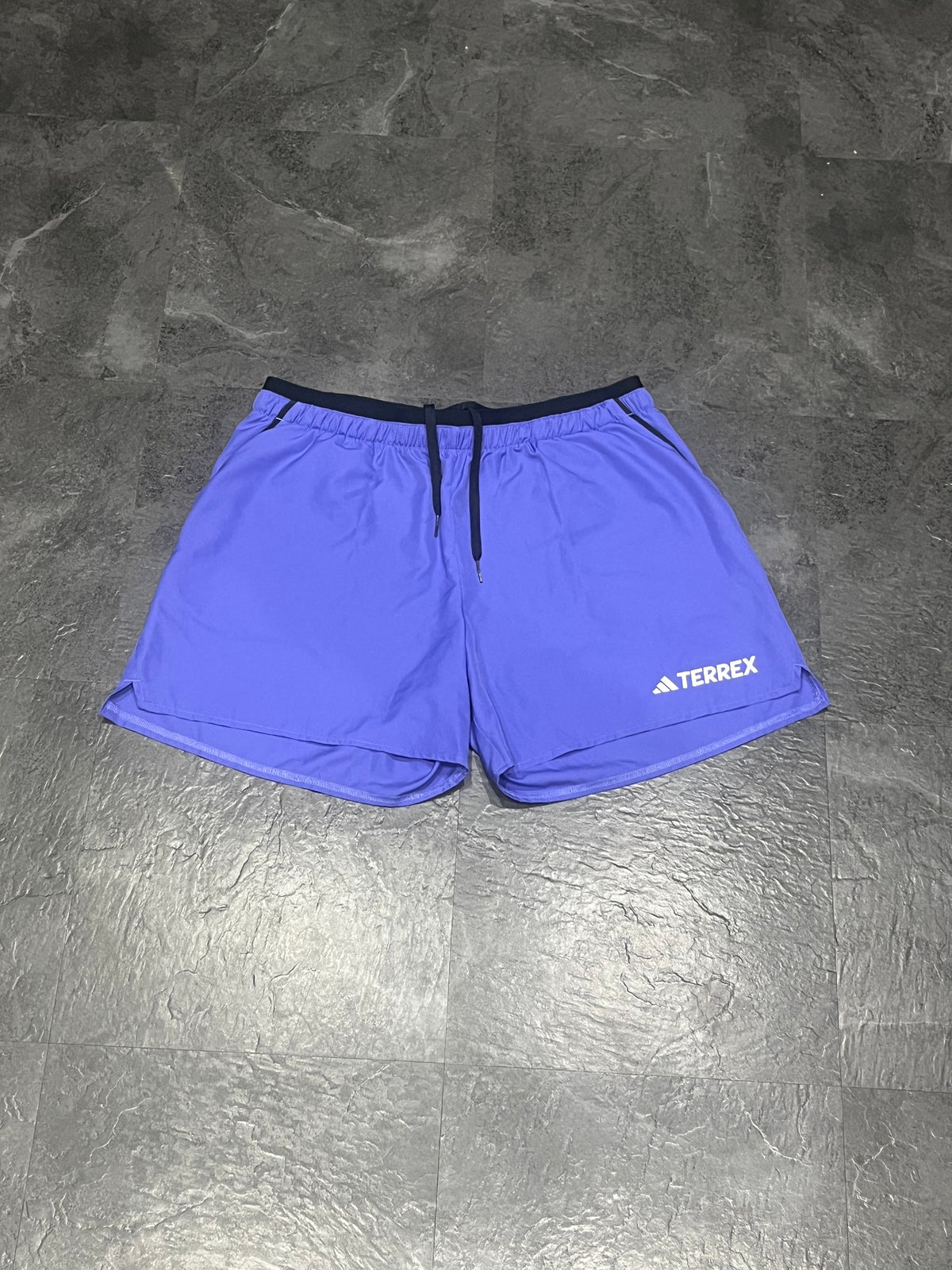 Blueish Purple Adidas Men’s Terrex Light Running Shorts