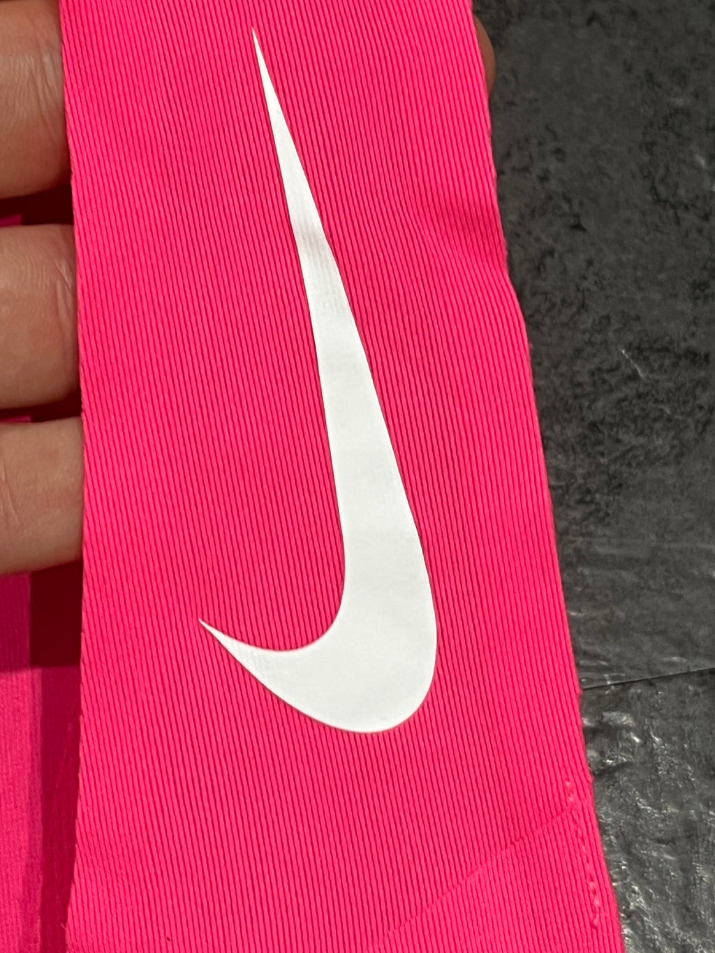 Pink & White Nike Men’s Dri Fit ADV AeroSwift Racing Singlet