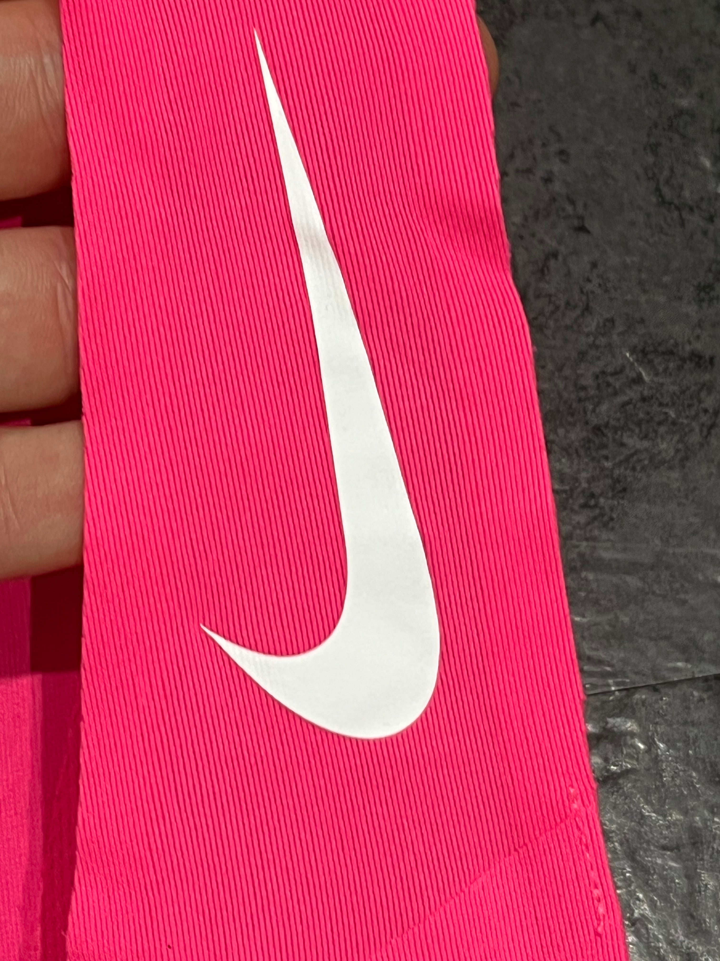 Pink & White Nike Men’s Dri Fit ADV AeroSwift Racing Singlet