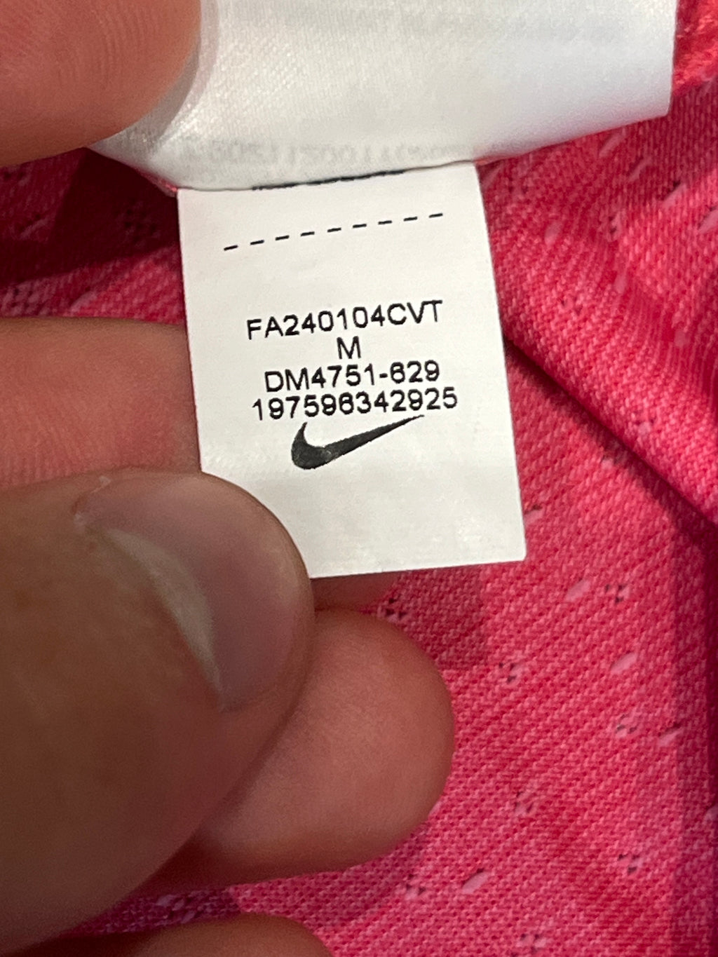 Pink Nike Men’s Dri Fit ADV Running Singlet