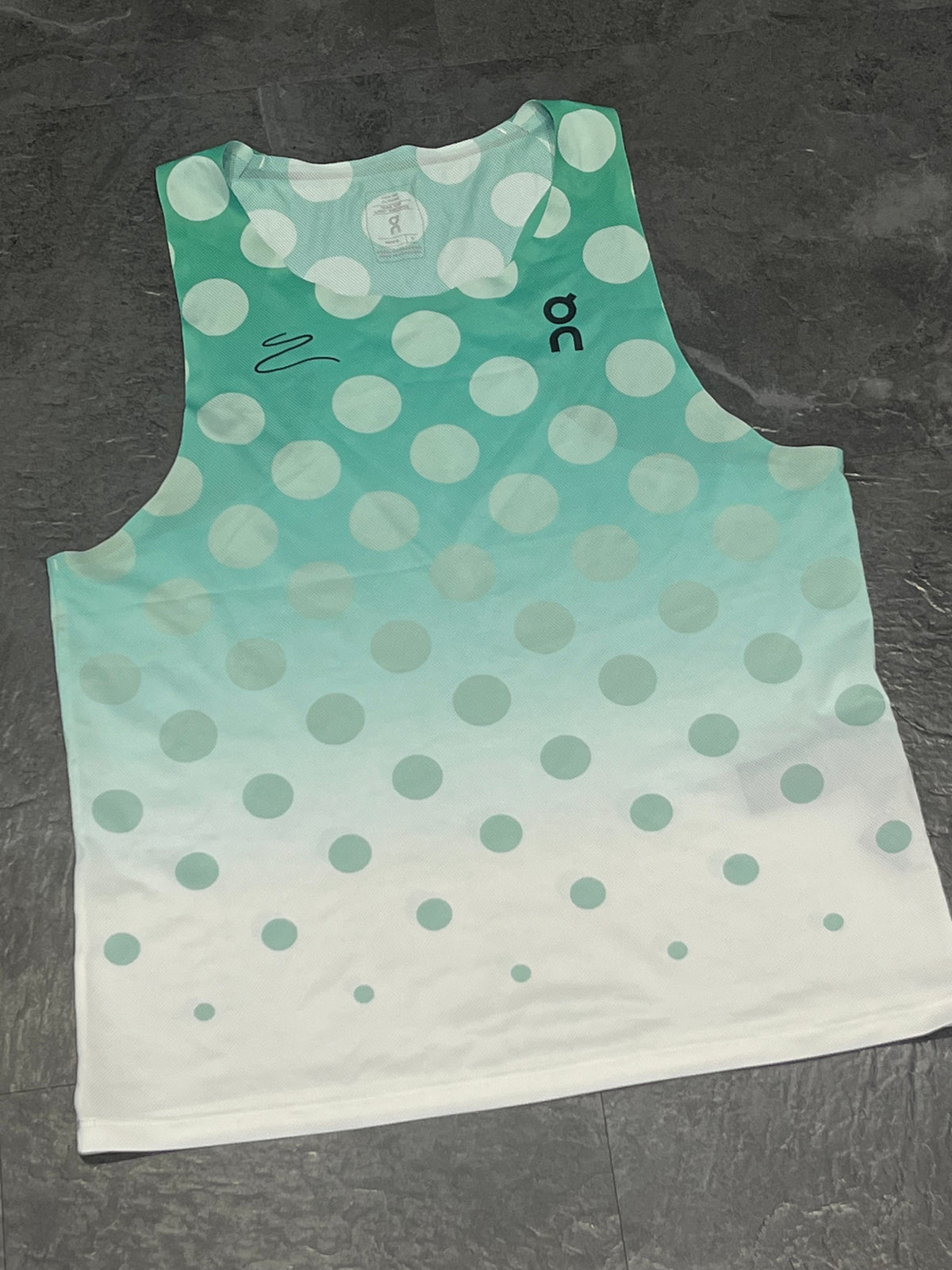 Green/White On X Distance Men’s Racing Singlet