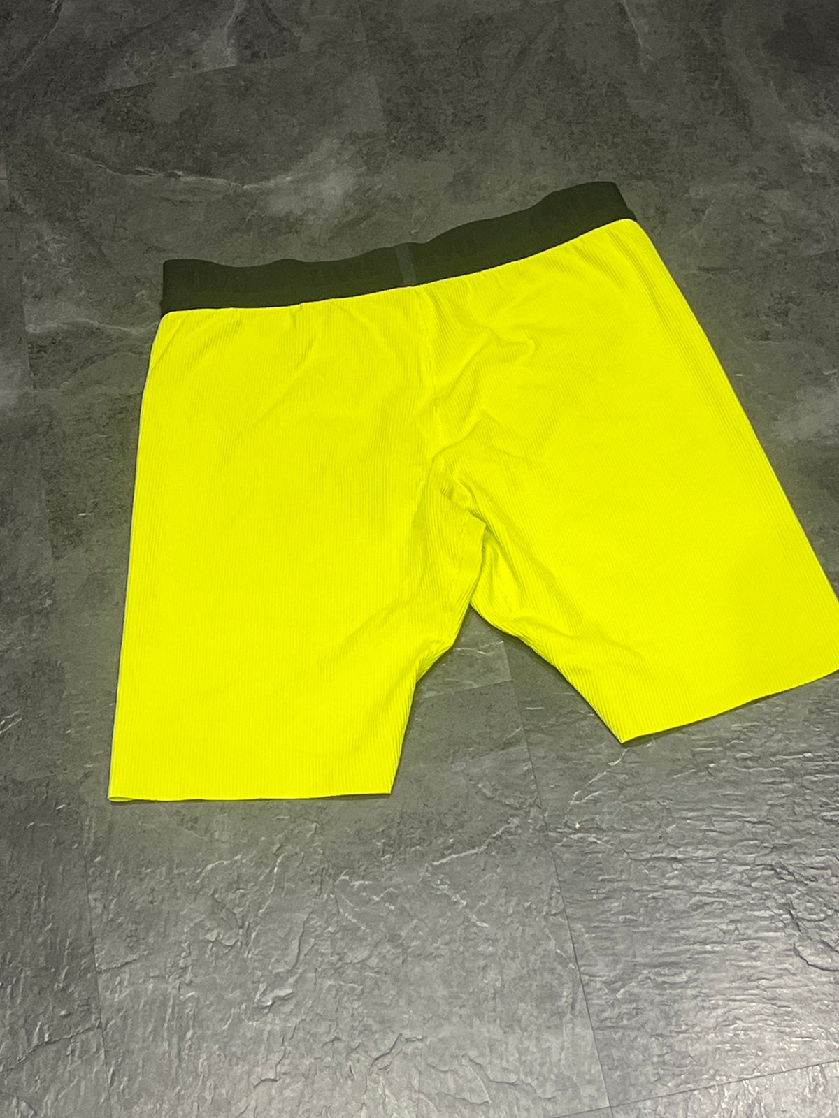 Yellow UVU Men’s Performance Racing 1/2 Tights