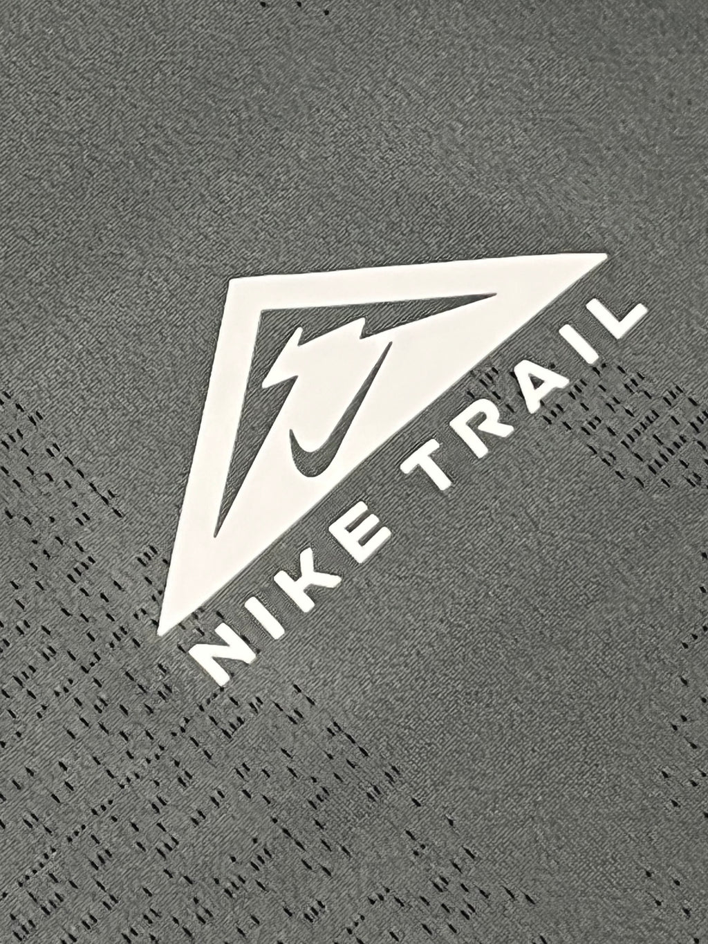 Black/Grey Nike Men’s Dri Fit Rise 365 Trail Running T Shirt