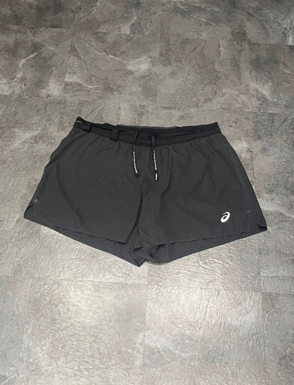 Black Asics Men’s Metarun Actibreeze 5” Running Shorts