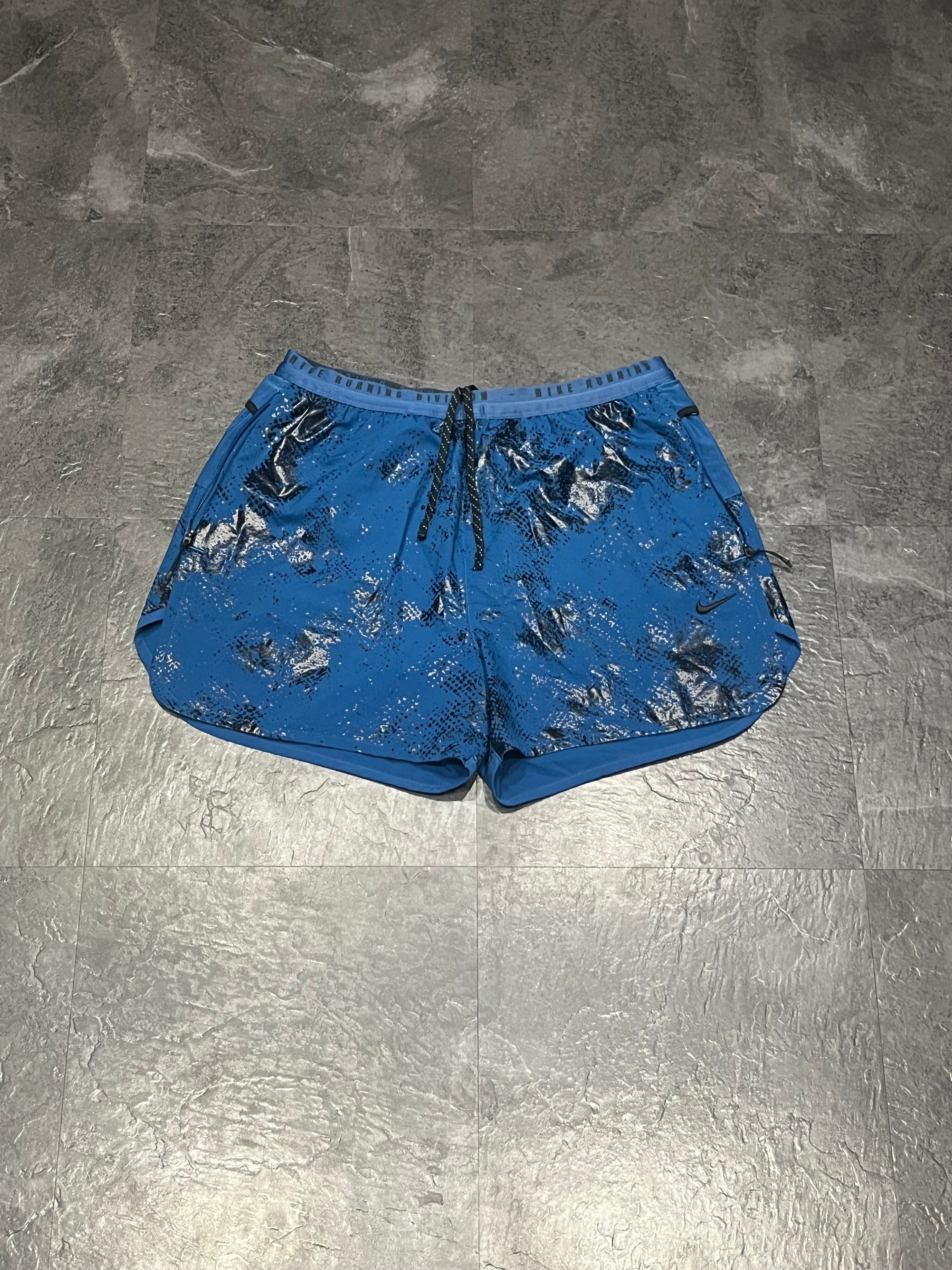 Blue & Black Nike Men’s Dri Fit ADV Running Division 4” Shorts