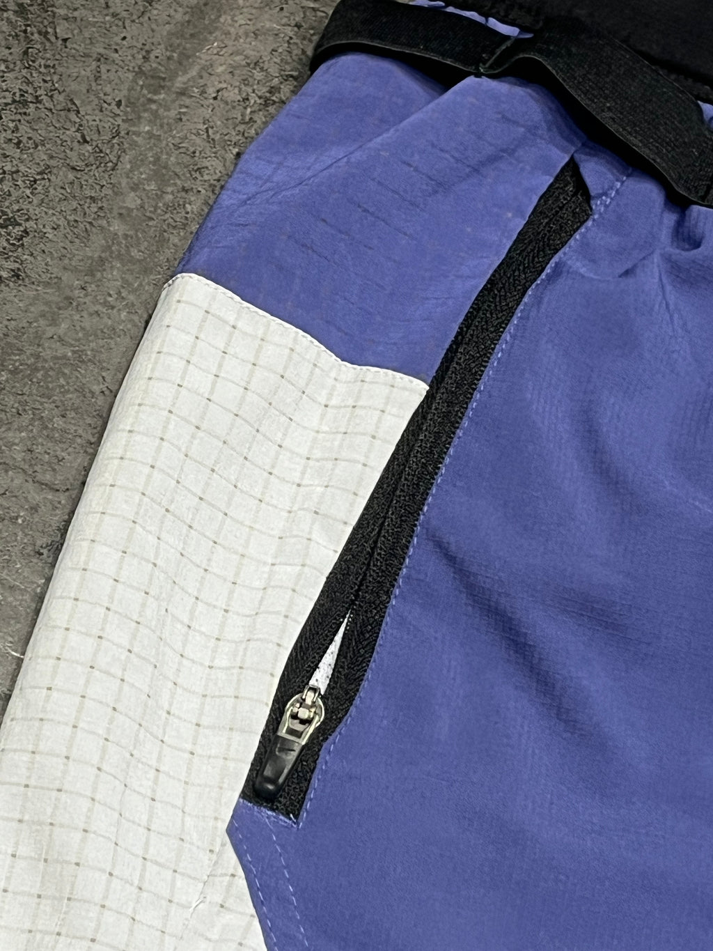 Blue & White Nike Men’s Dri Fit Trail 5” Running Shorts