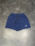 Navy Blue Asics Men’s Road 5” Brief Lined Running Shorts