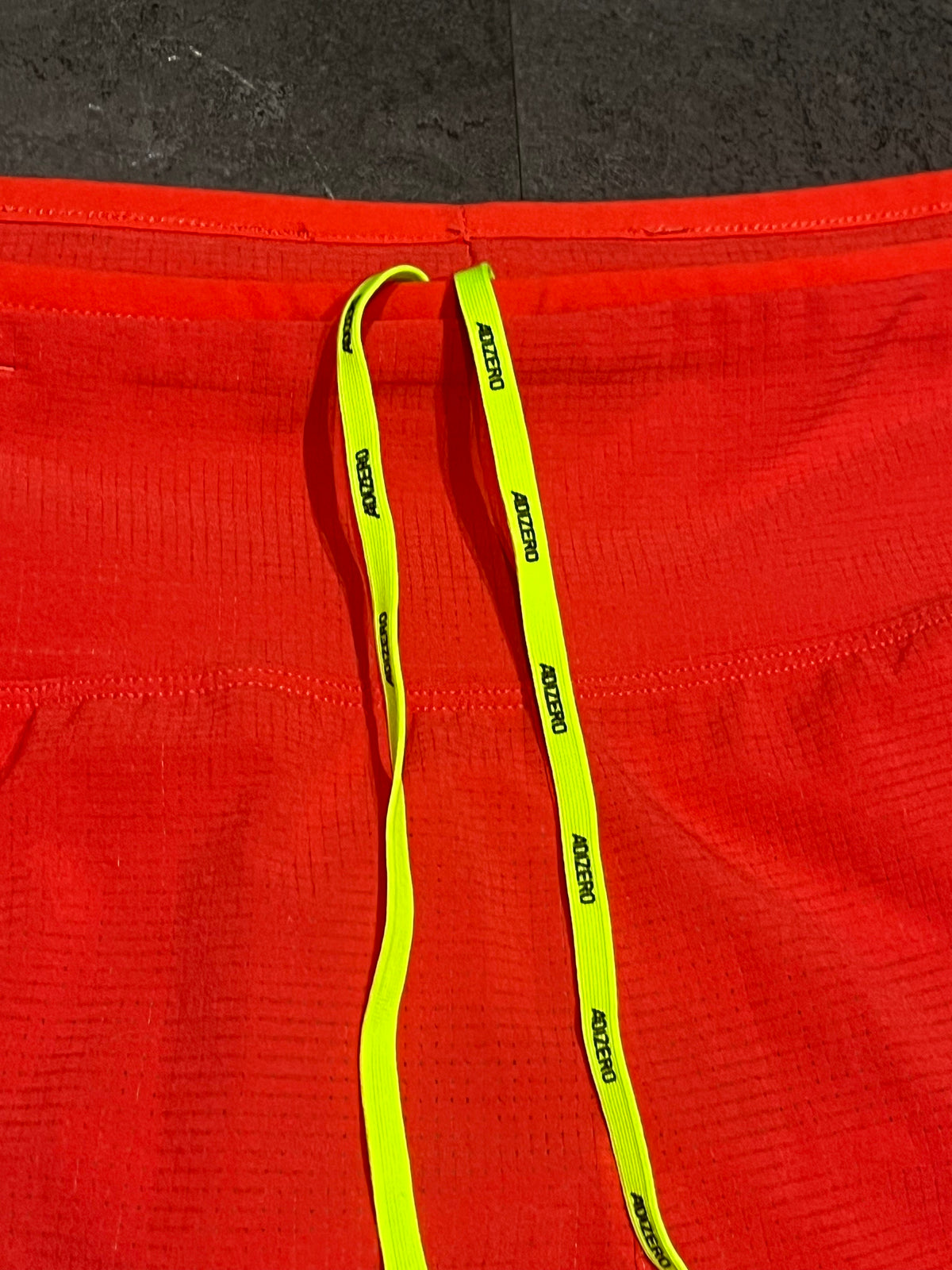 Red/White Adidas Men’s Adizero Gel Pocket 5” Brief Lined Running Shorts
