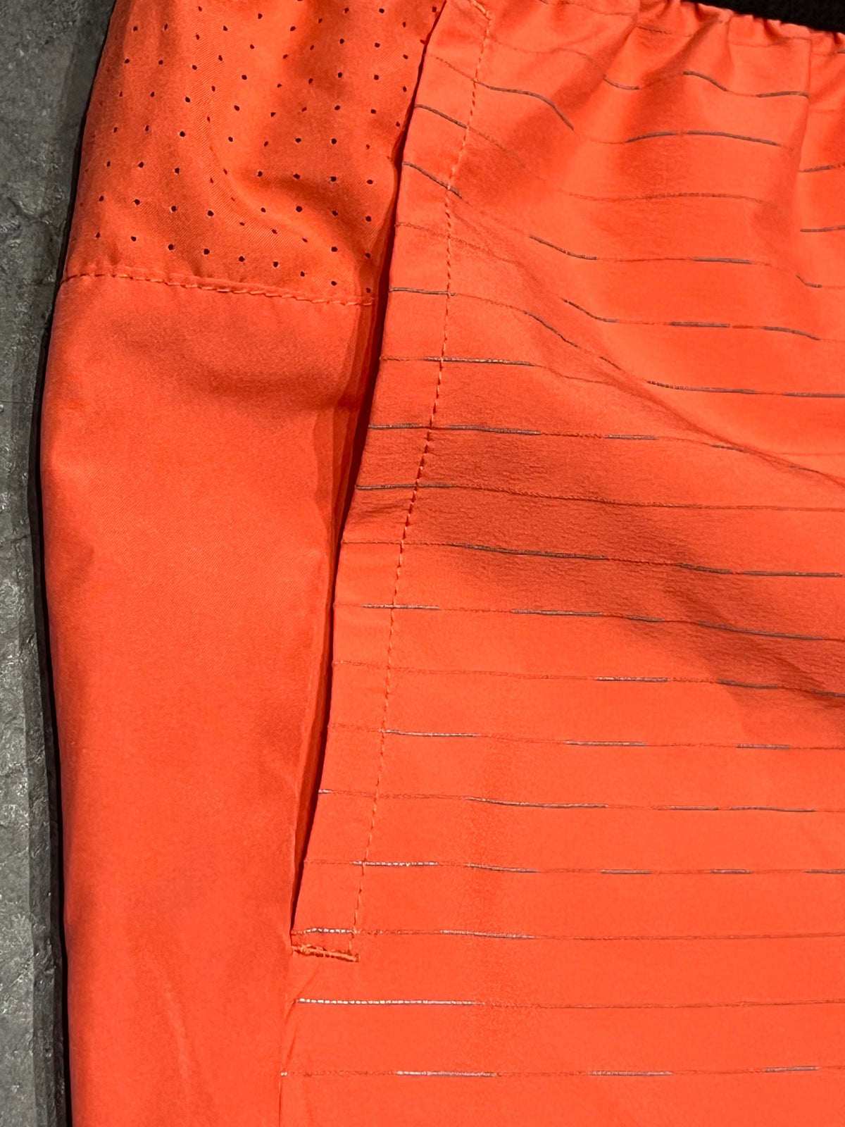 Orange Nike Men’s Dri Fit Running Division 5” Brief Lined Running Shorts