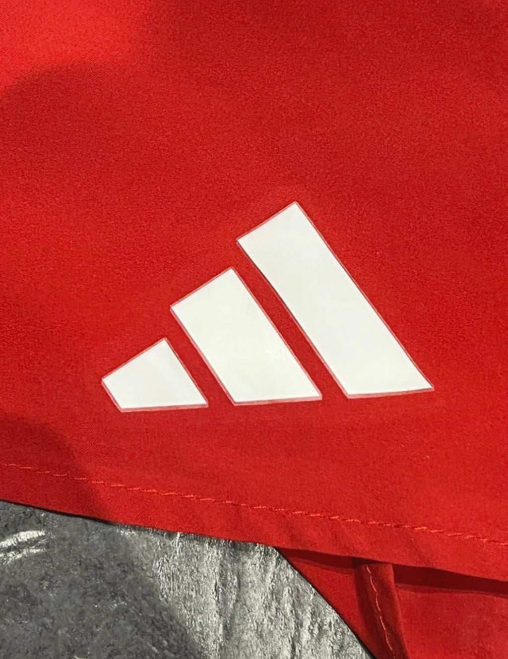 Red Adidas Men’s Adizero Lightweight Racing Split Shorts