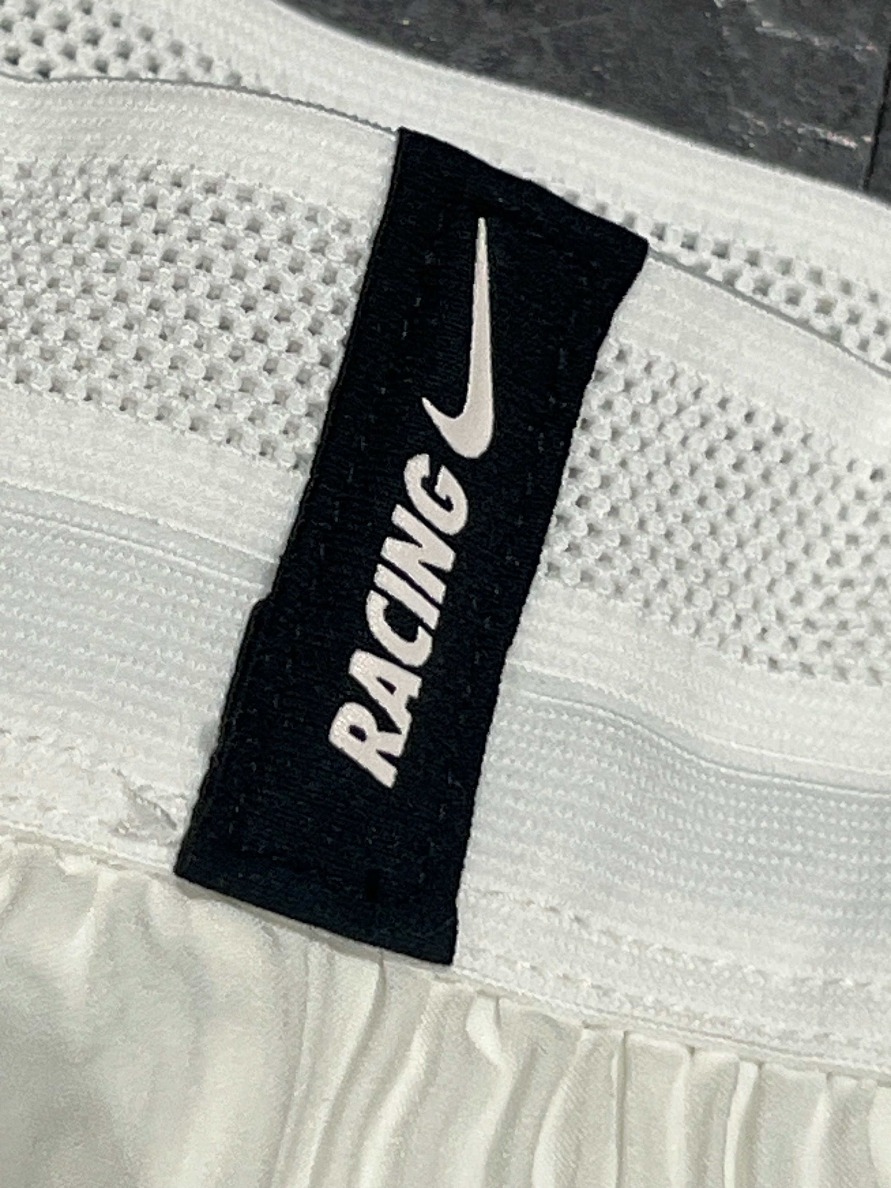 White Nike Women’s Dri Fit ADV AeroSwift Racing Split Shorts