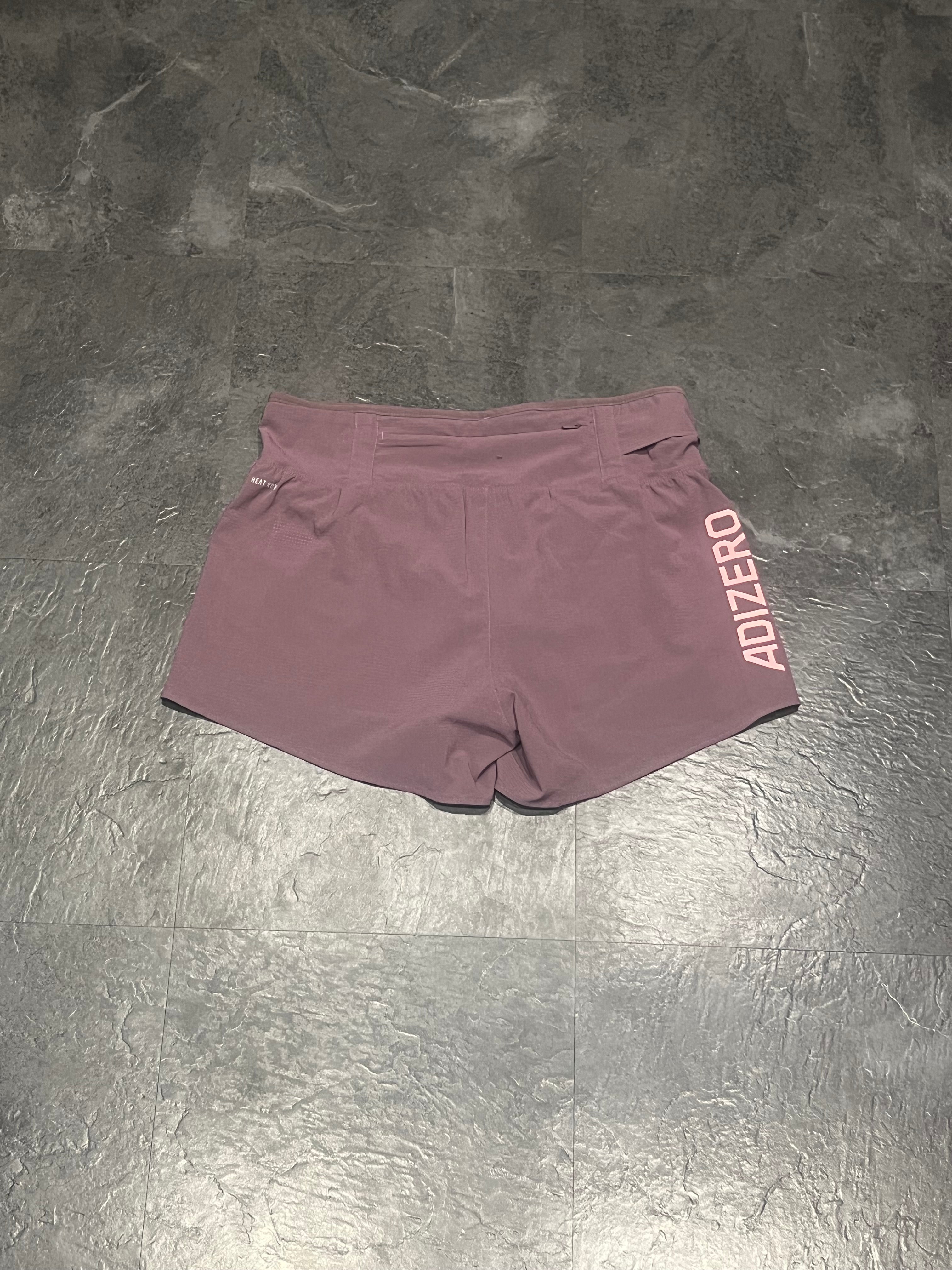 Fig Purple Adidas Adizero Men’s Gel 5” Racing Split Shorts