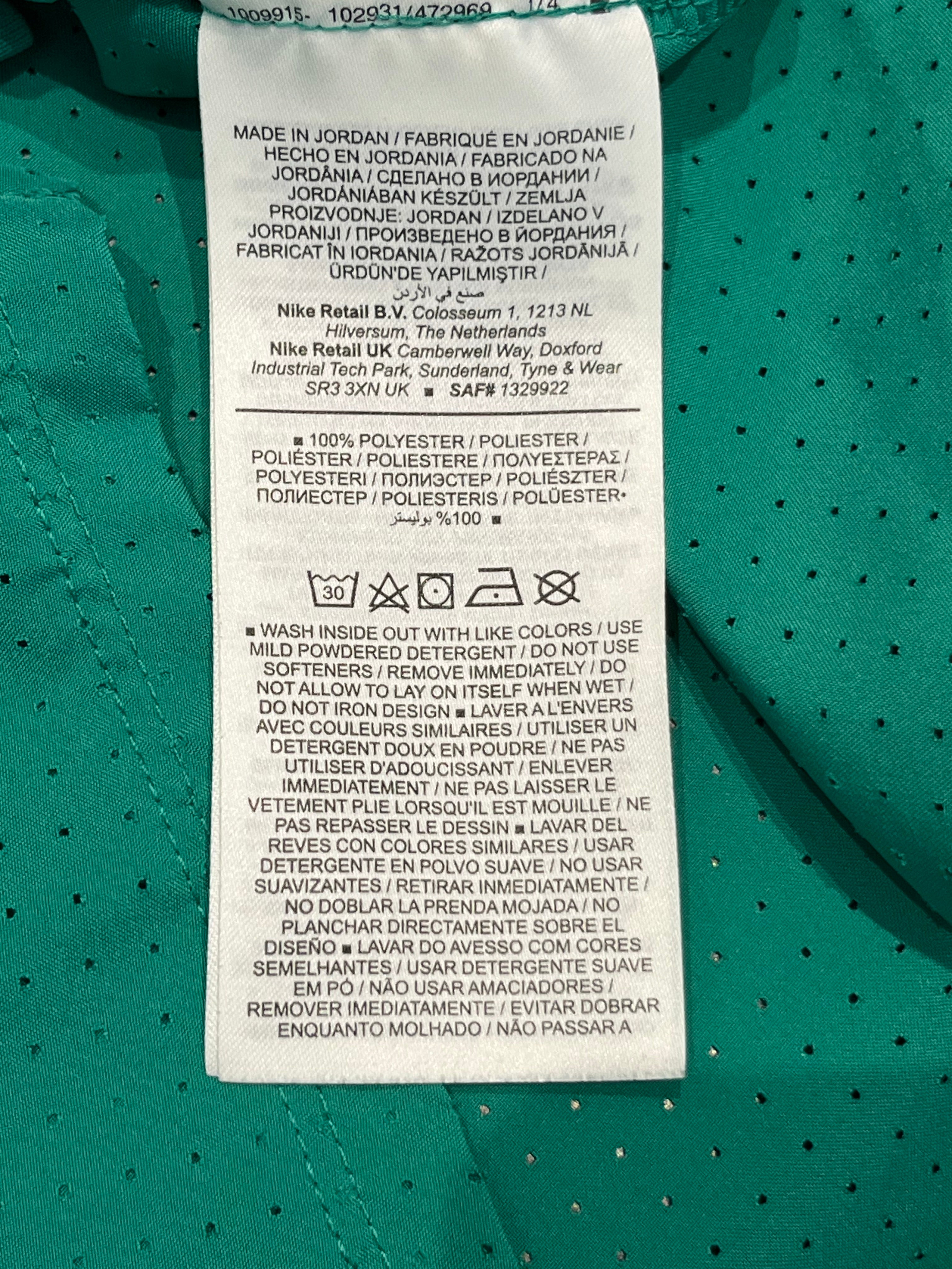 Emerald Green Nike Men’s Dri Fit Running Division Singlet