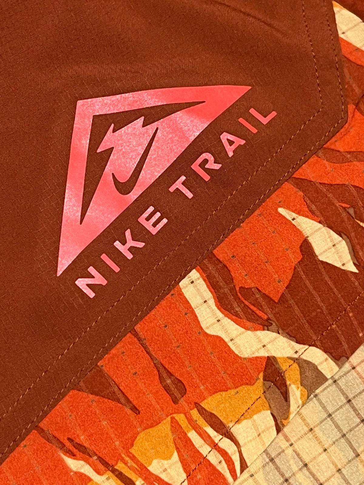 Fire Orange Nike Men’s Dri Fit Trail 7” Brief Lined Running Shorts