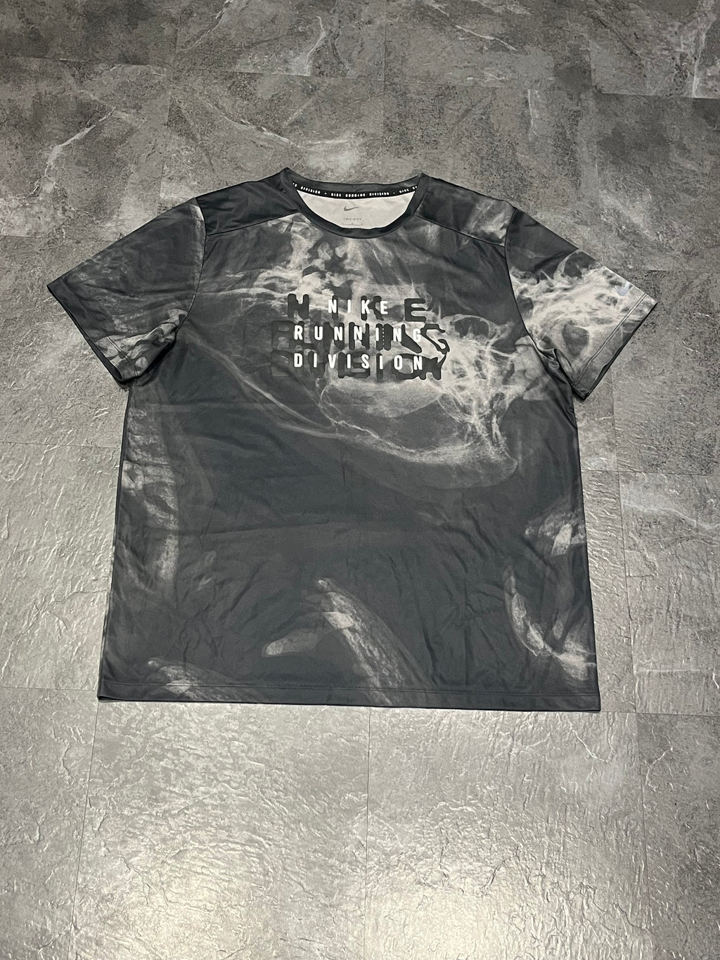 Black/Grey Nike Men’s Dri Fit Running Division T Shirt