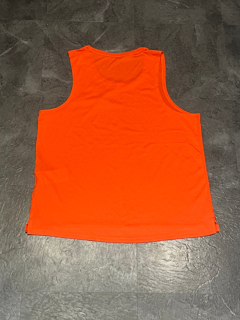 Bright Orange Nike Men’s Dri Fit Miler “Wild Run” Singlet