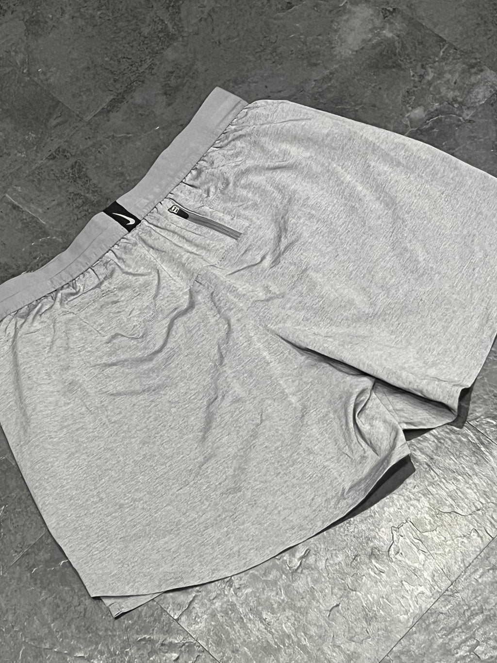 Grey Nike Men’s Dri Fit Flex Stride 5” Brief Lined Running Shorts